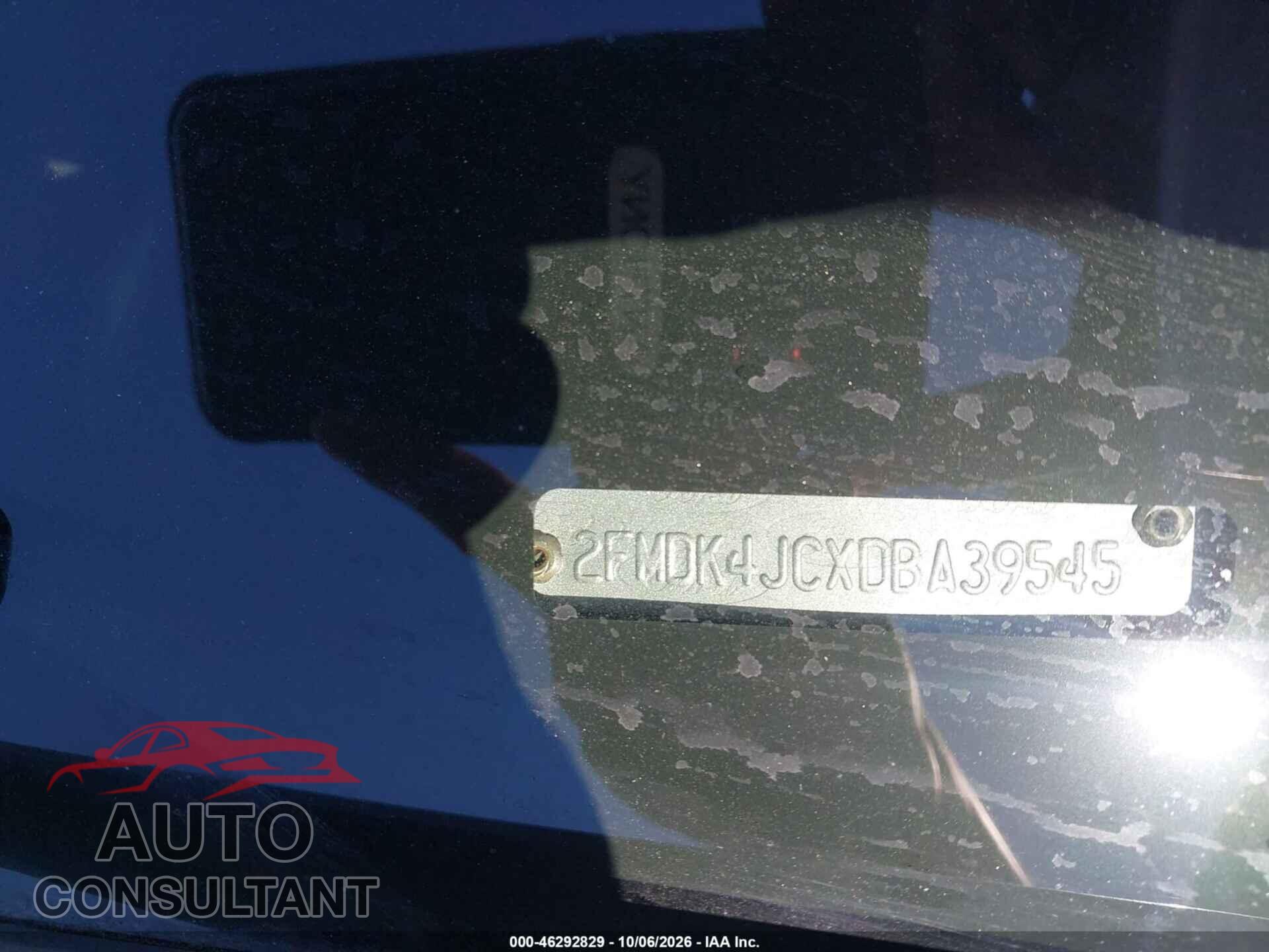 FORD EDGE 2013 - 2FMDK4JCXDBA39545