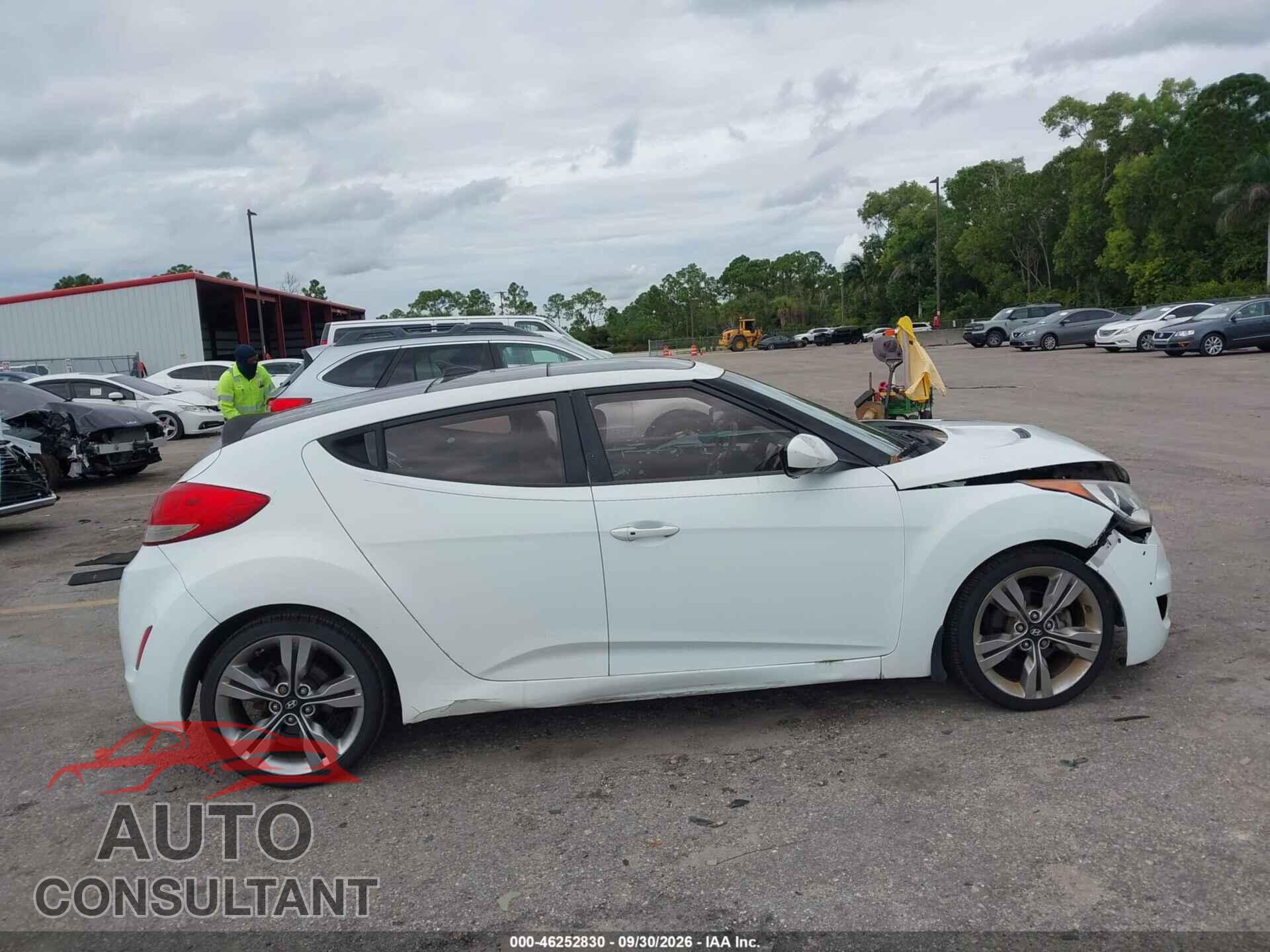 HYUNDAI VELOSTER 2013 - KMHTC6AD2DU107490