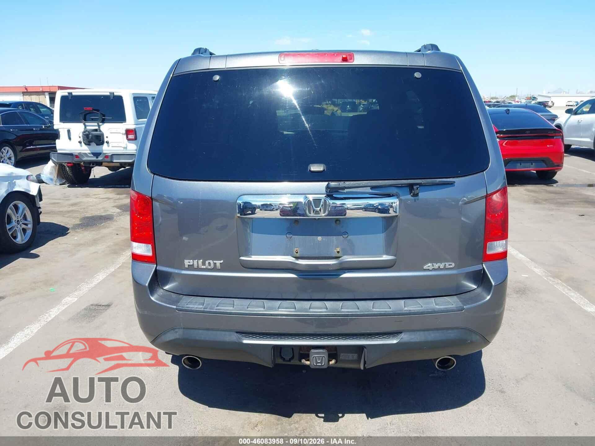 HONDA PILOT 2013 - 5FNYF4H53DB061200