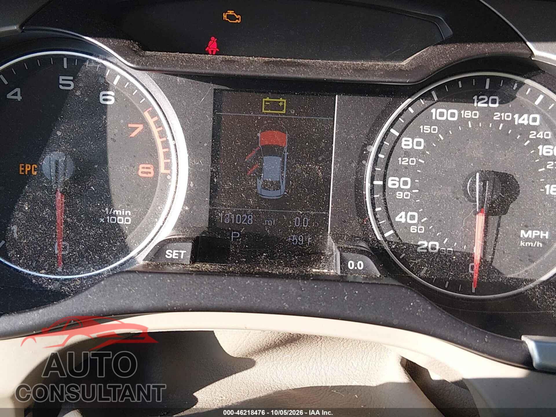 AUDI A4 2012 - WAUFFAFL1CN017586