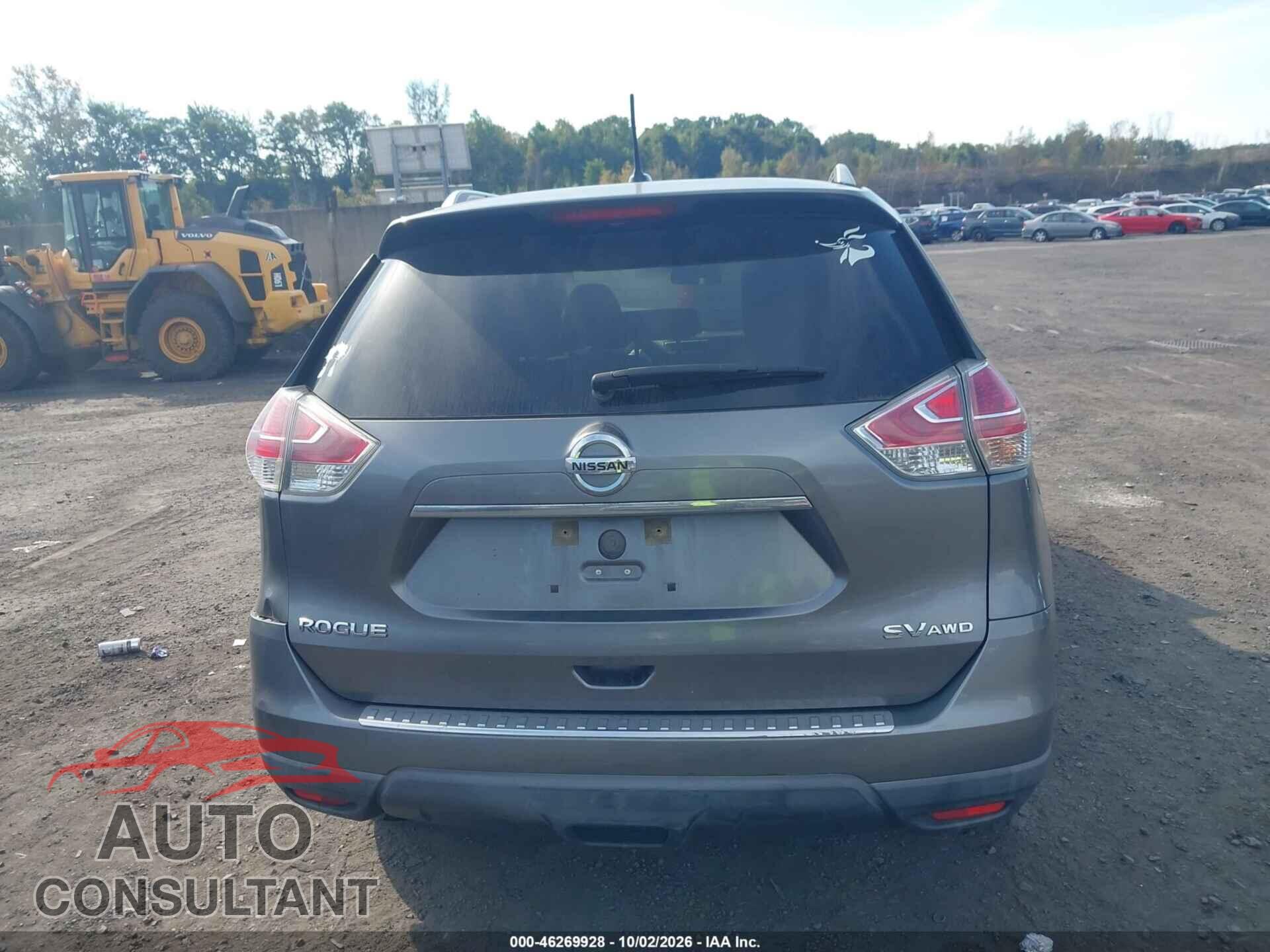 NISSAN ROGUE 2016 - KNMAT2MV5GP667158