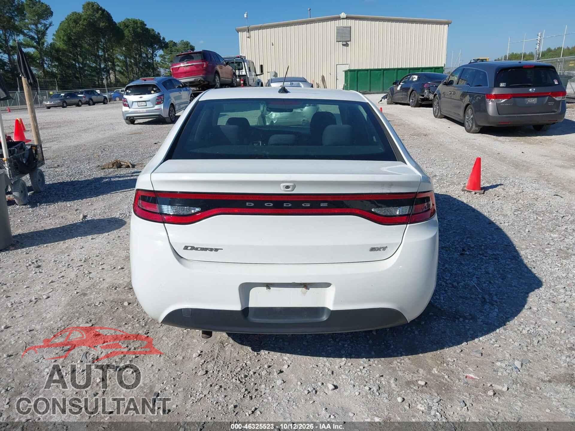 DODGE DART 2015 - 1C3CDFBB6FD306600