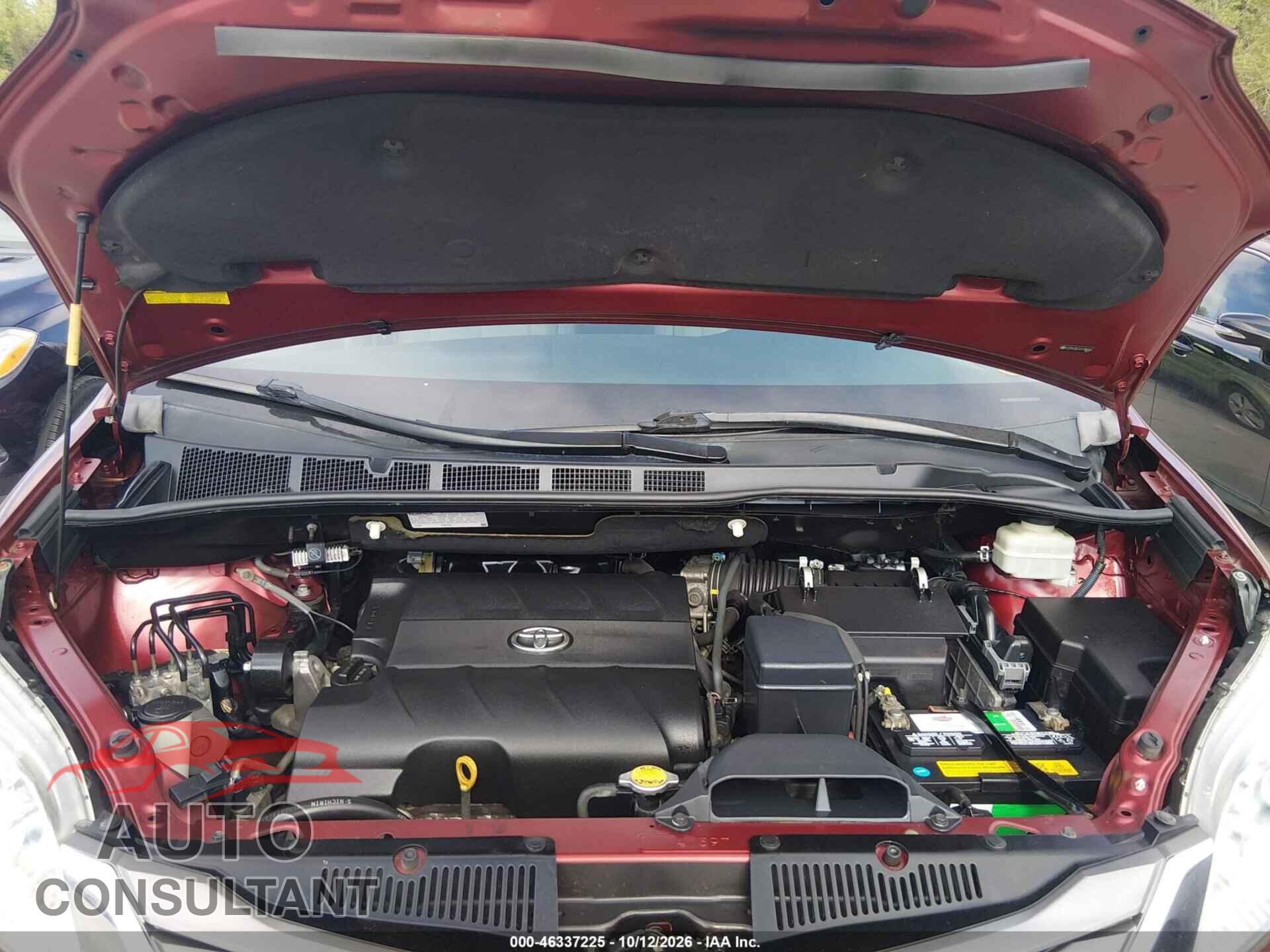 TOYOTA SIENNA 2012 - 5TDYK3DC2CS196866