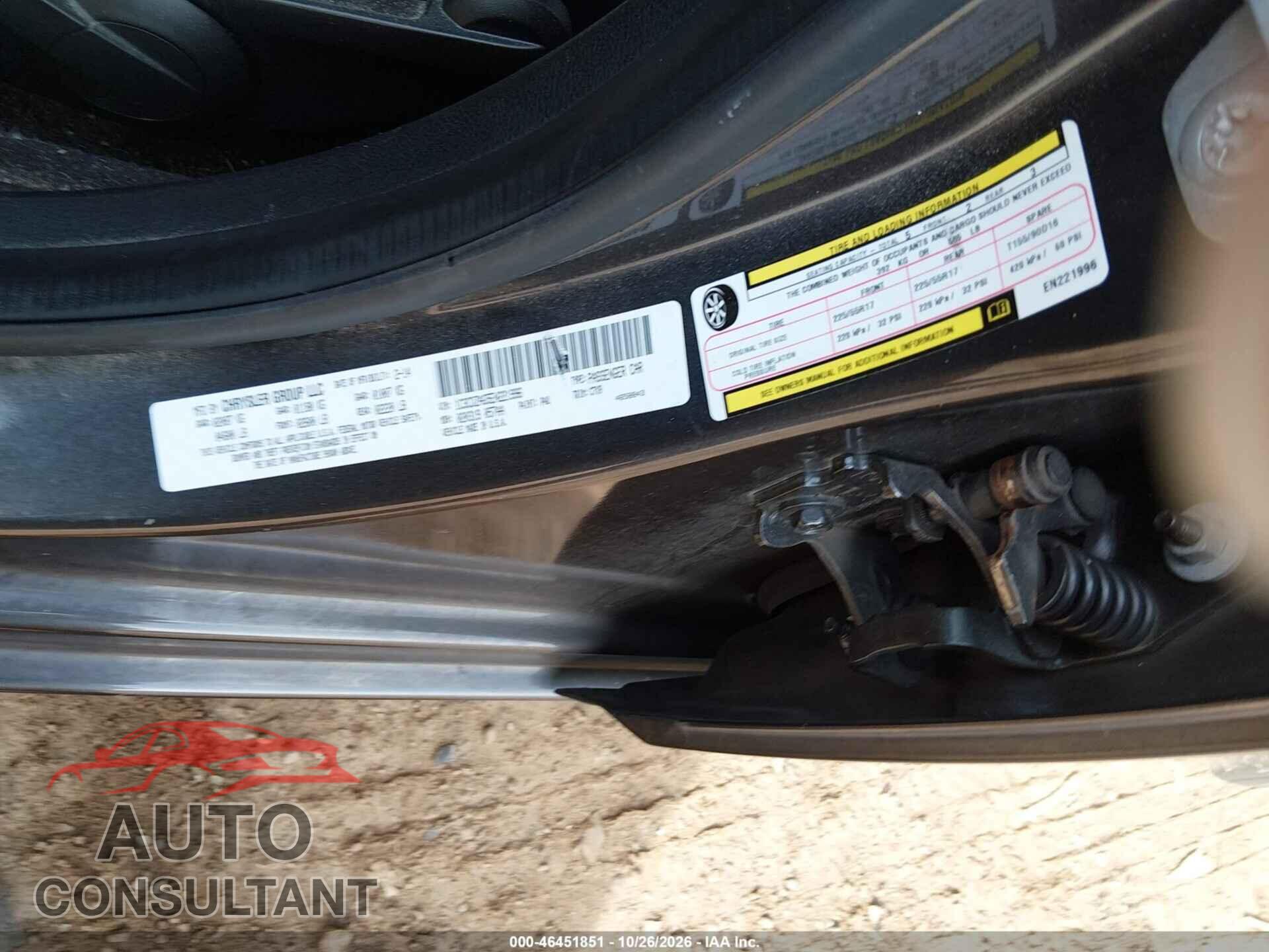 DODGE AVENGER 2014 - 1C3CDZAG5EN221996