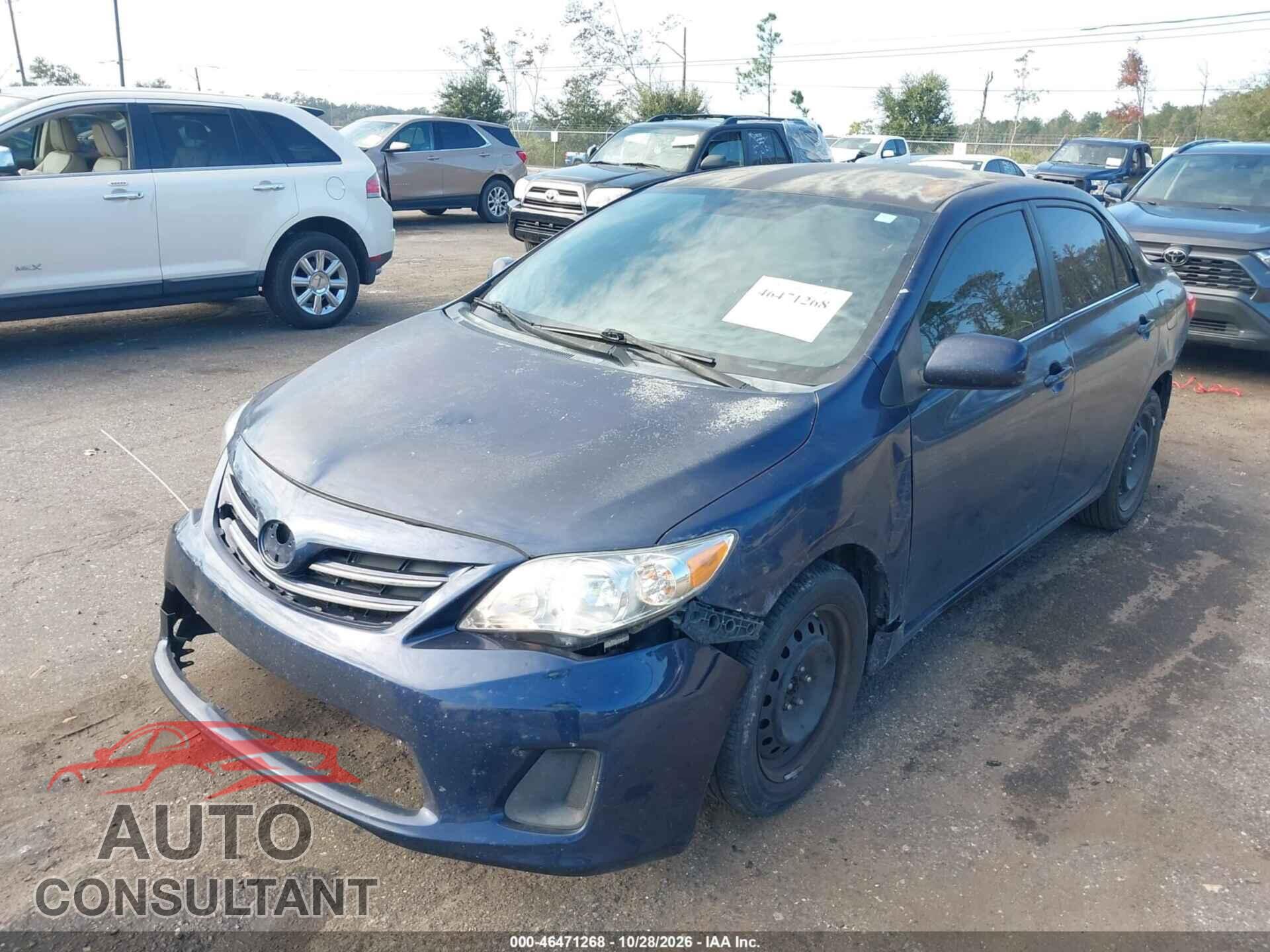 TOYOTA COROLLA 2013 - 5YFBU4EE2DP162152