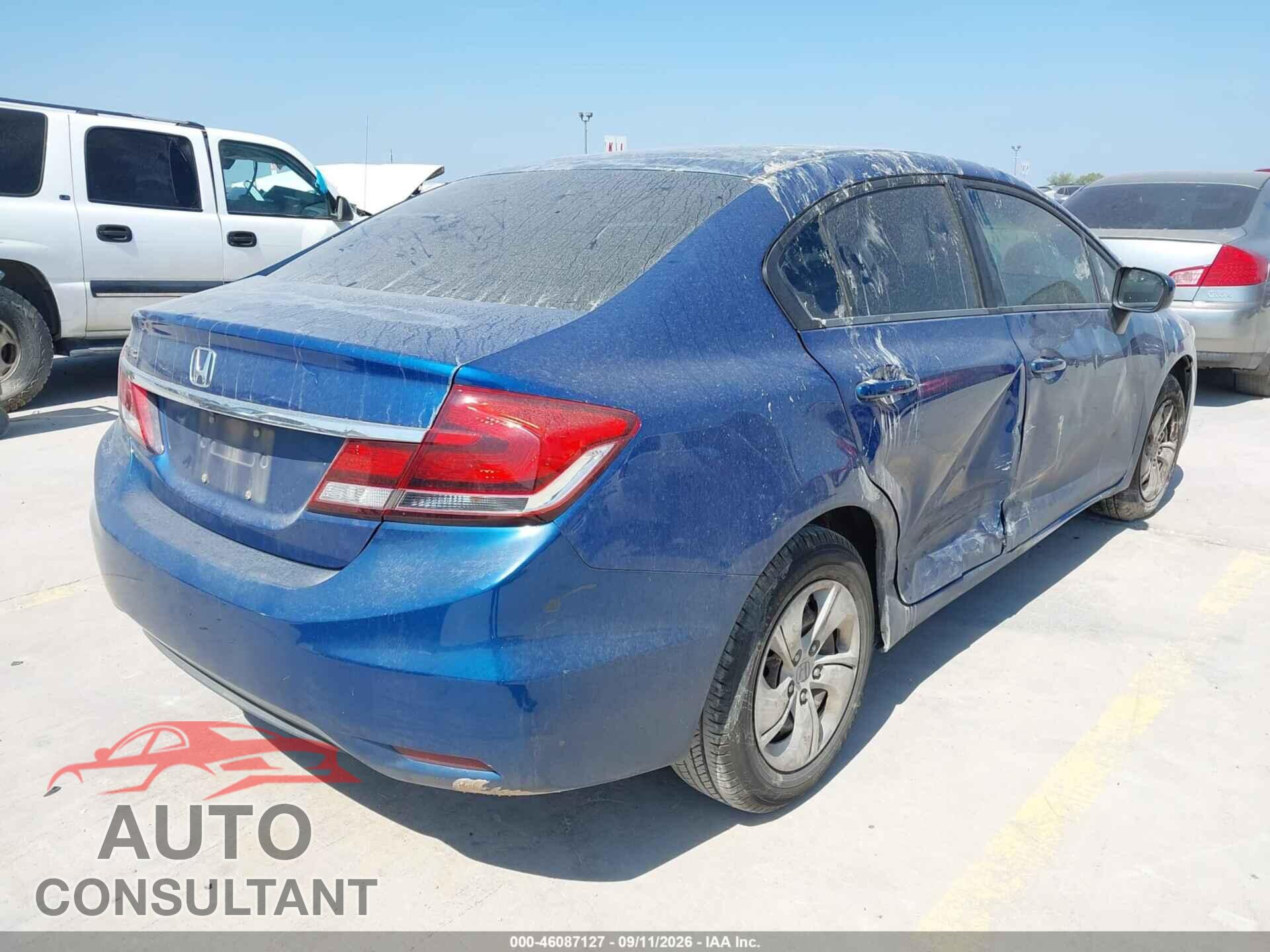 HONDA CIVIC 2014 - 19XFB2F54EE026103