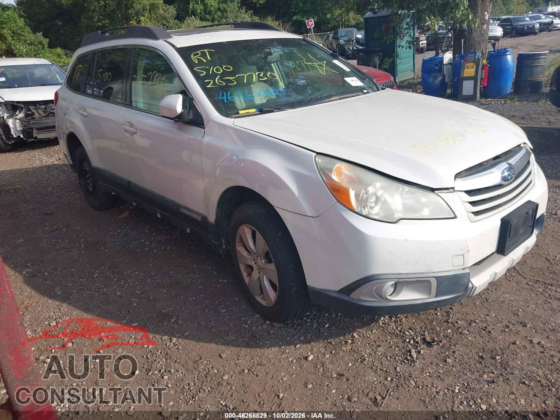 SUBARU OUTBACK 2011 - 4S4BRBKC2B3353967