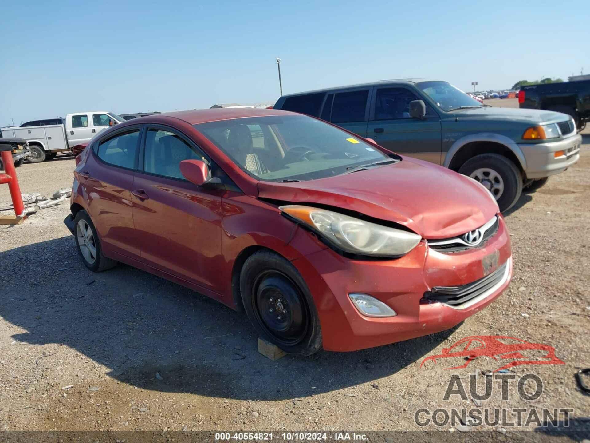 HYUNDAI ELANTRA 2012 - KMHDH4AE0CU425058