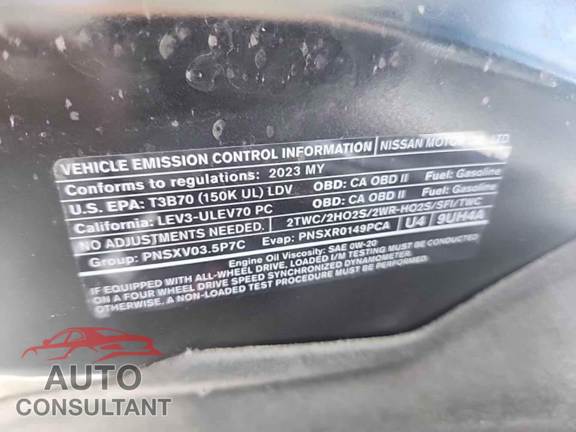 NISSAN MURANO 2023 - 5N1AZ2BS8PC120122