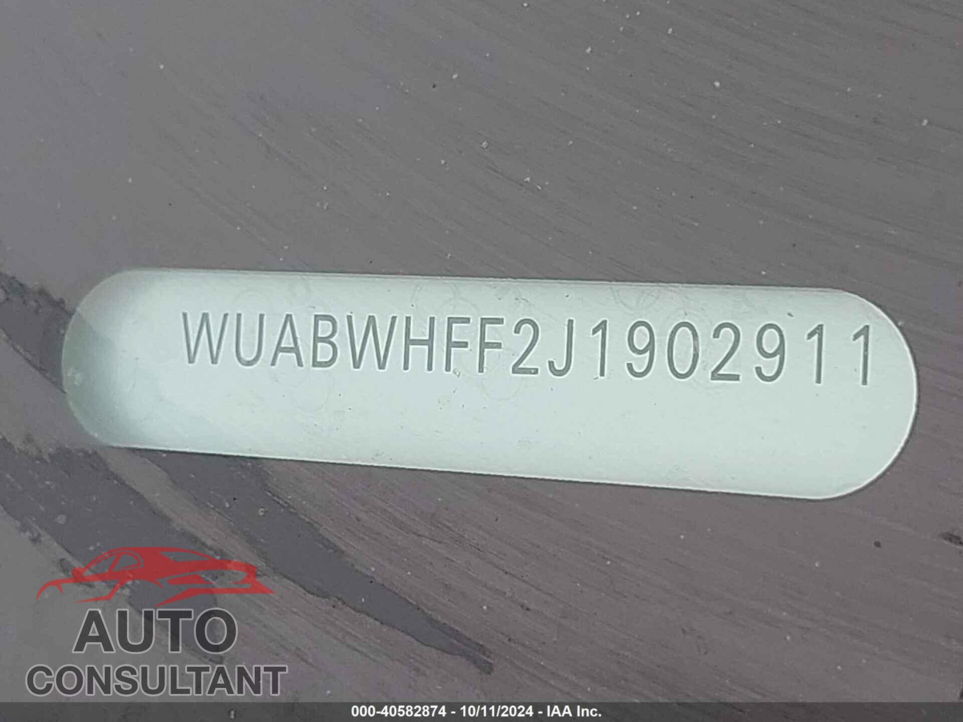AUDI RS3 2018 - WUABWHFF2J1902911