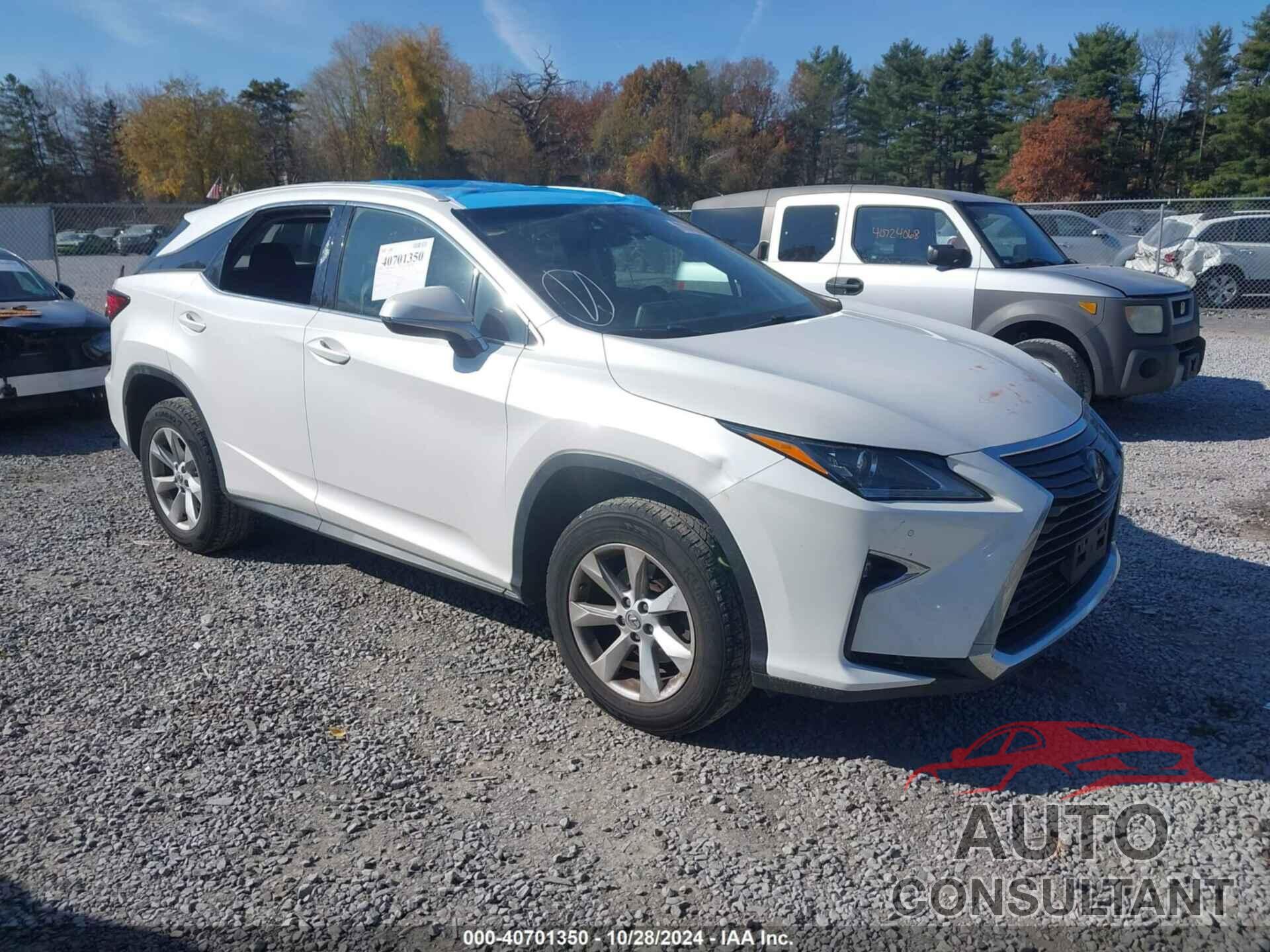 LEXUS RX 350 2017 - 2T2BZMCA4HC100870