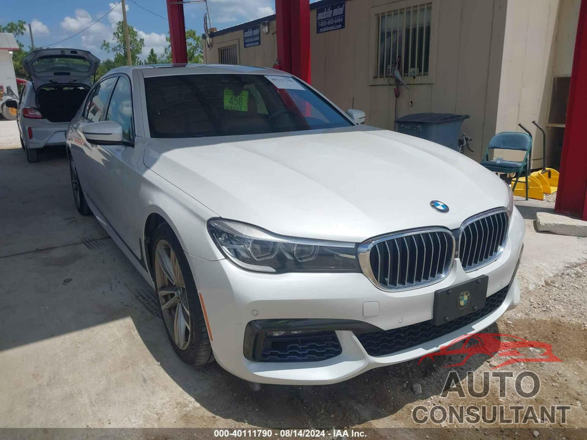 BMW 740E 2017 - WBA7J2C57HG497658