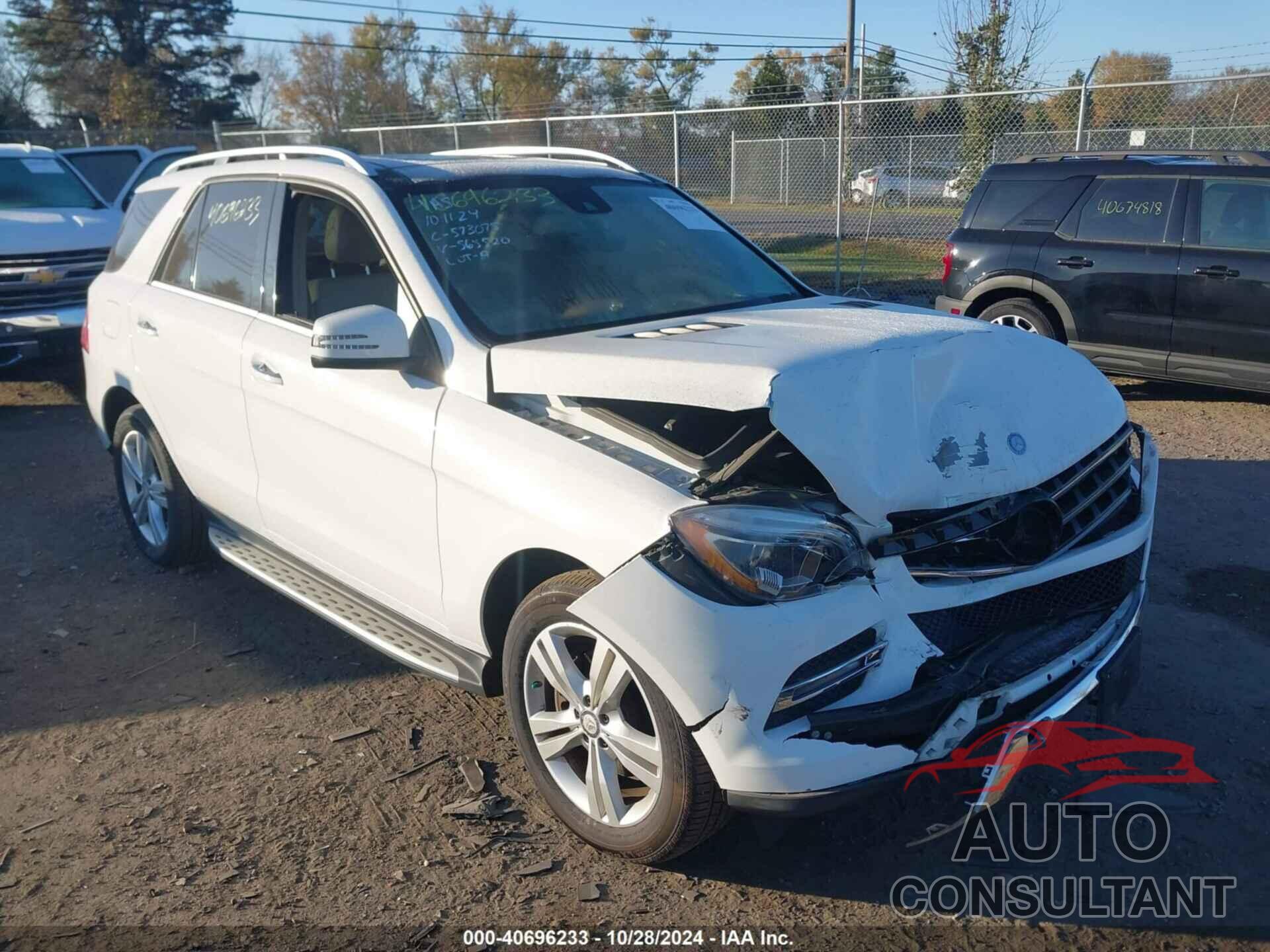 MERCEDES-BENZ ML 350 2015 - 4JGDA5HBXFA565520