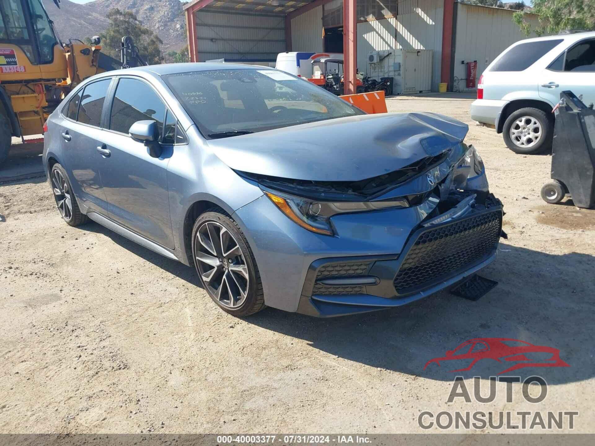 TOYOTA COROLLA 2020 - JTDS4RCE0LJ024063