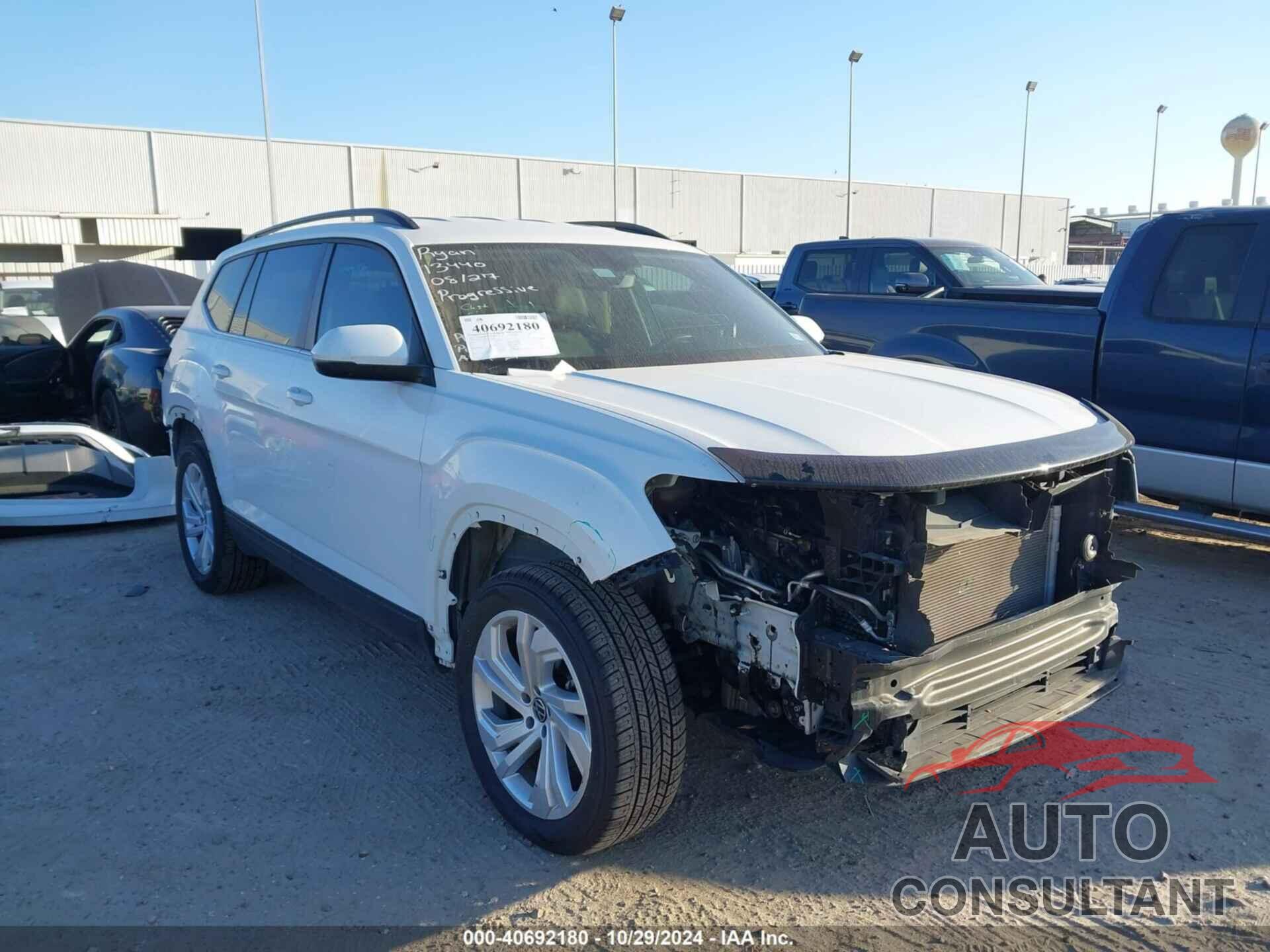 VOLKSWAGEN ATLAS 2021 - 1V2HR2CA6MC597893
