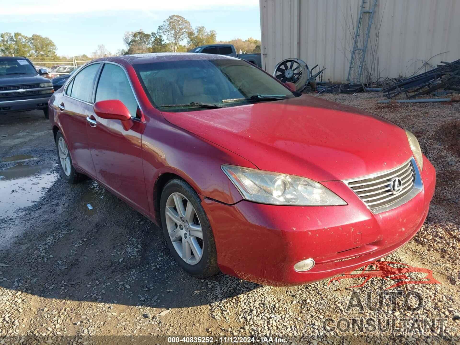 LEXUS ES 350 2009 - JTHBJ46G792278184