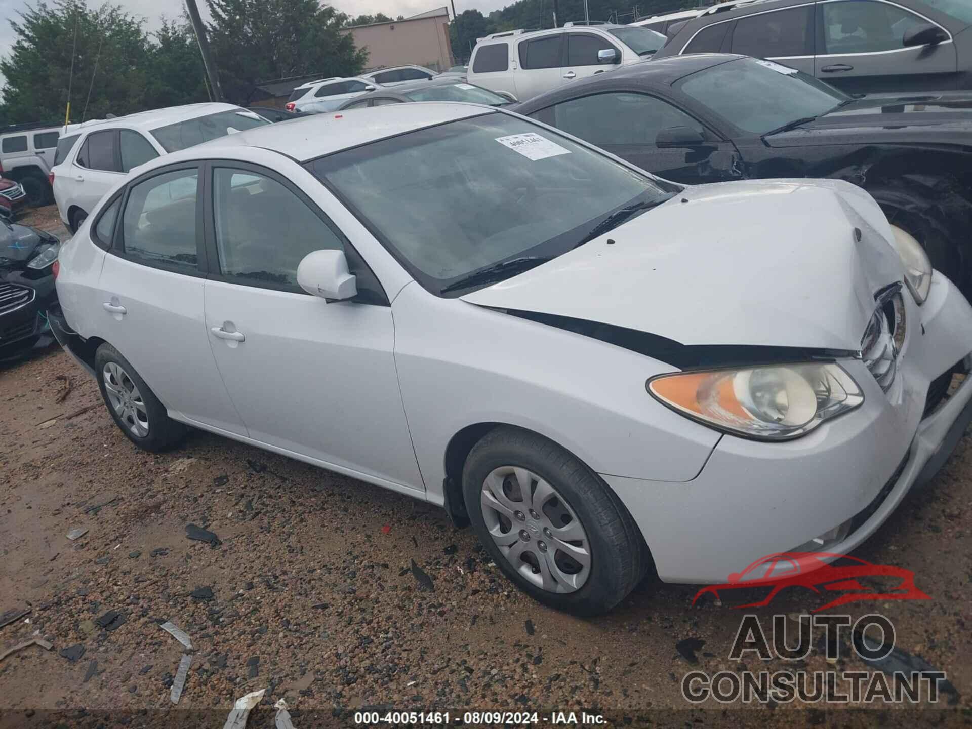 HYUNDAI ELANTRA 2010 - KMHDU4AD4AU923151