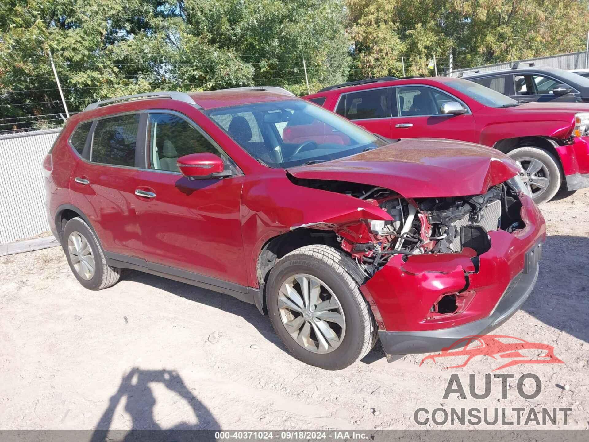 NISSAN ROGUE 2016 - KNMAT2MV5GP647699