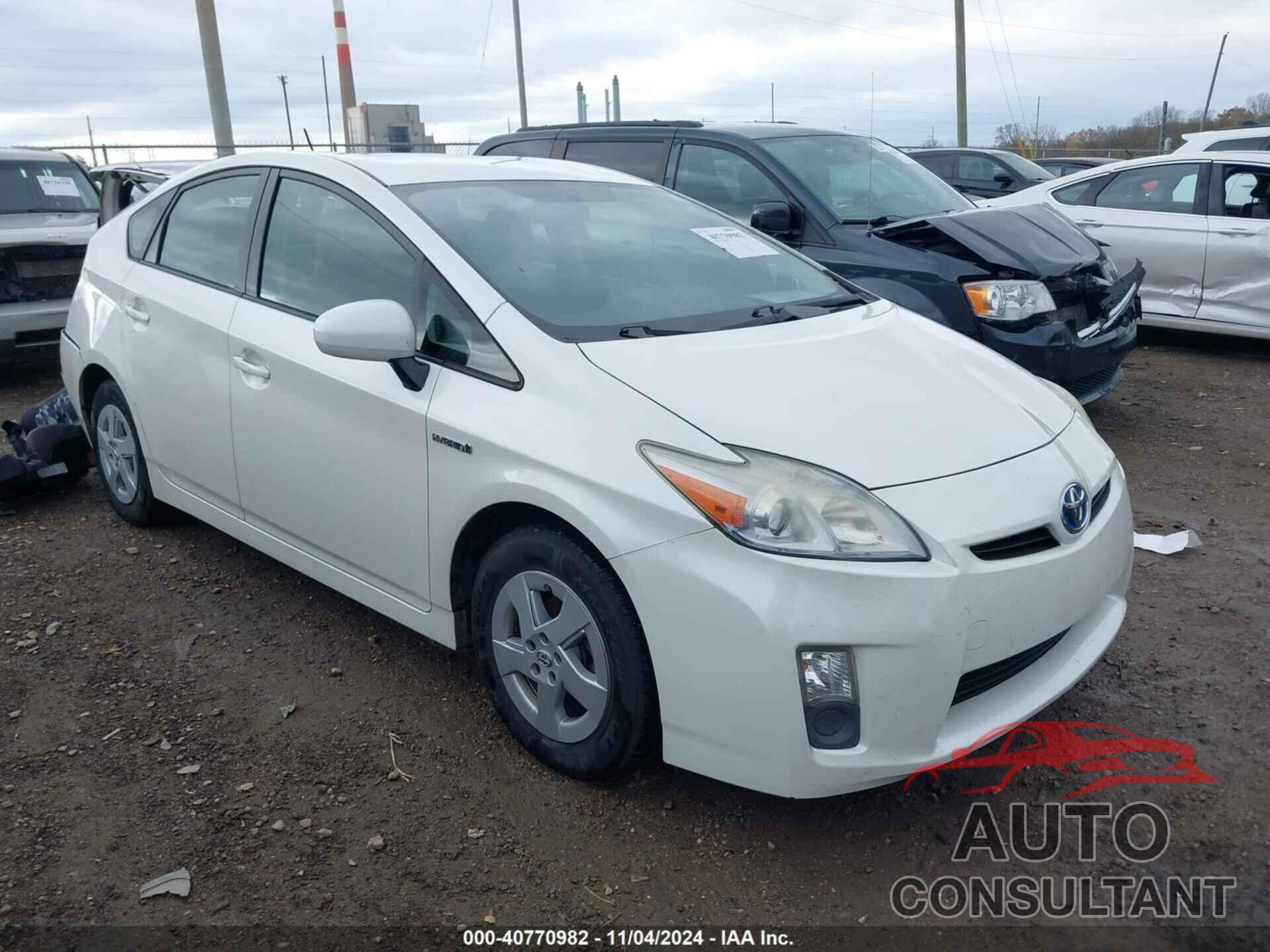 TOYOTA PRIUS 2011 - JTDKN3DU7B5361384