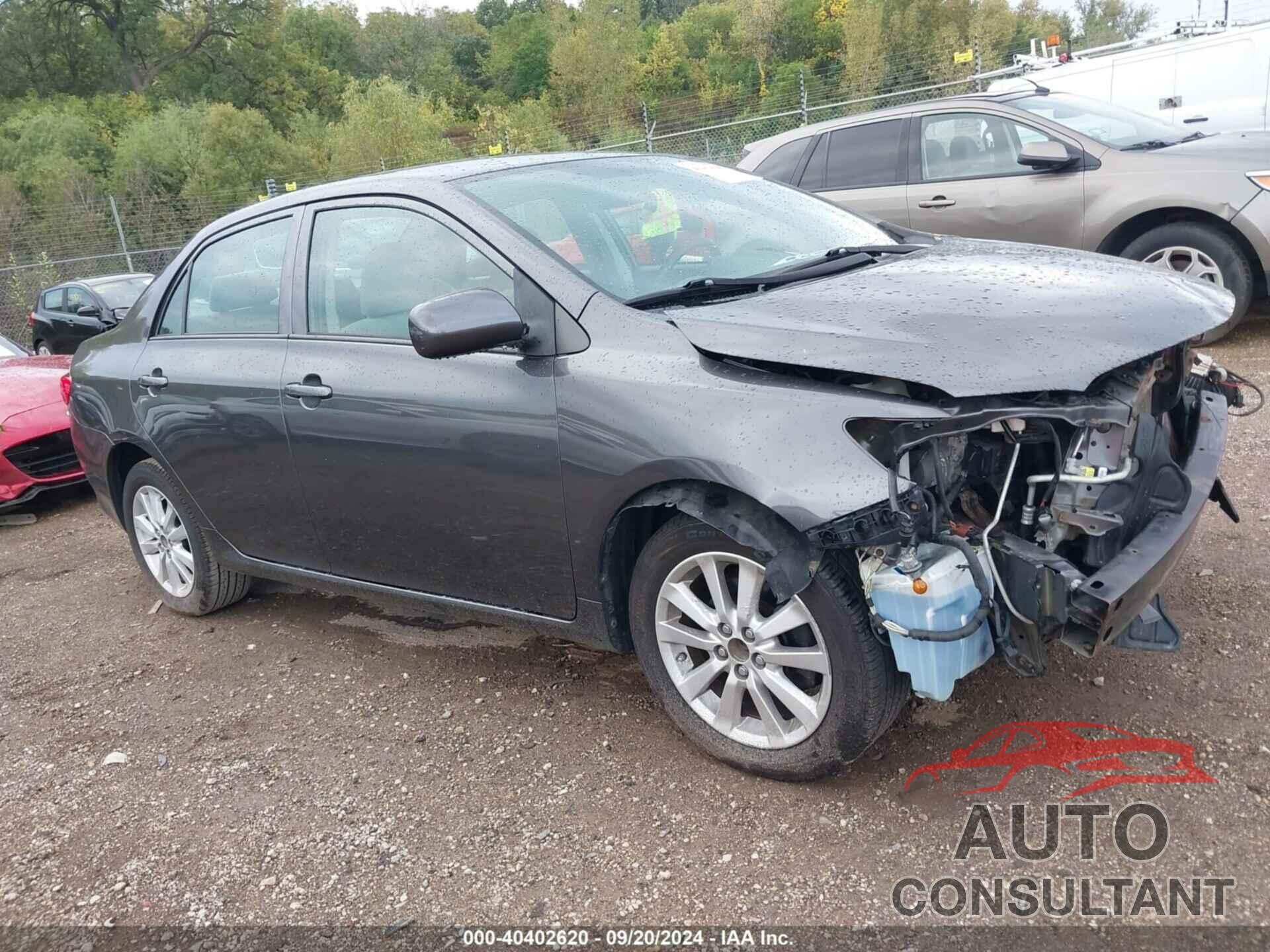 TOYOTA COROLLA 2009 - JTDBL40E09J053579