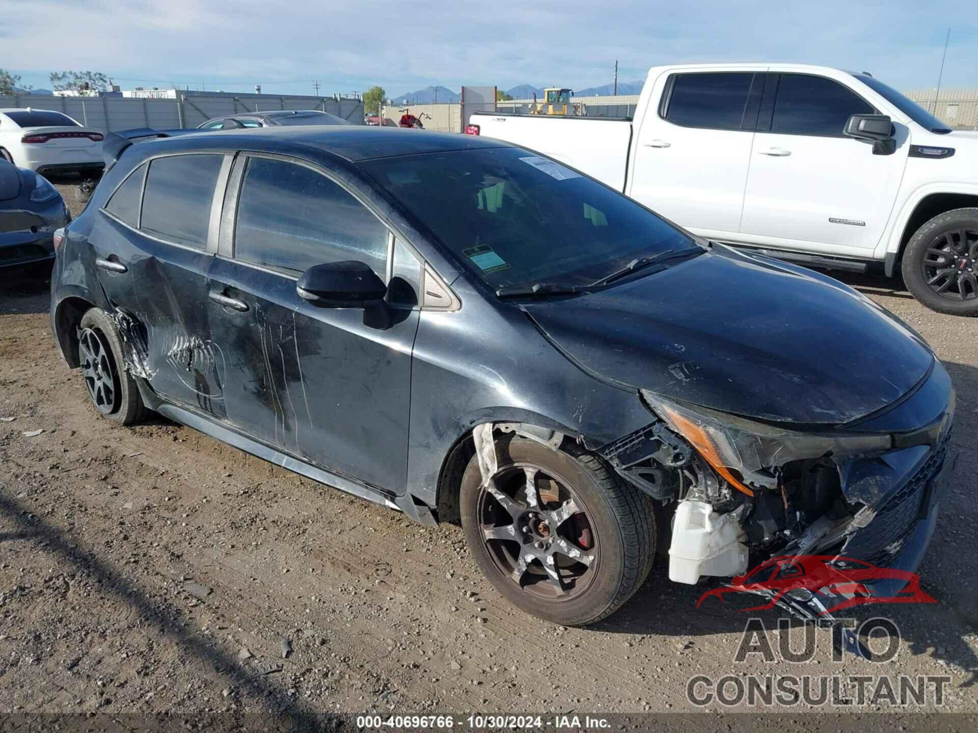 TOYOTA COROLLA 2019 - JTNK4RBEXK3004841