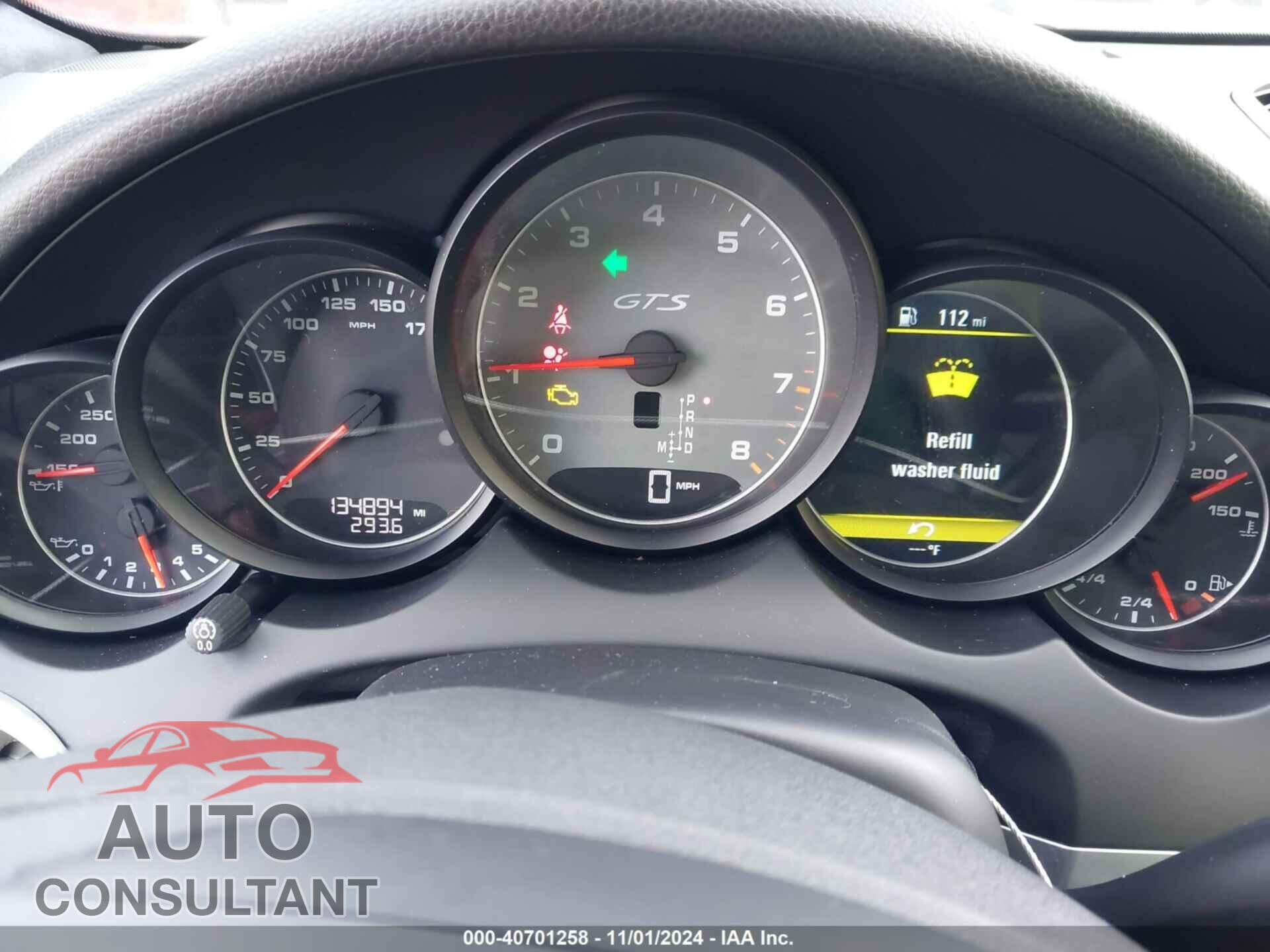 PORSCHE CAYENNE 2013 - WP1AD2A21DLA79184