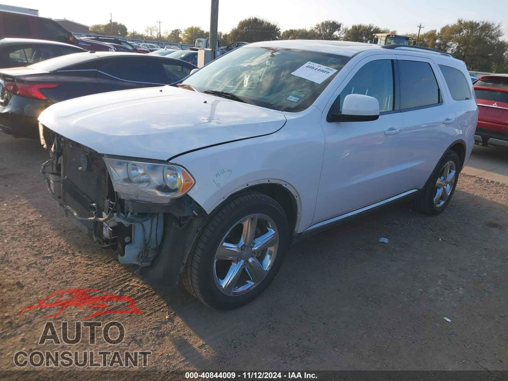 DODGE DURANGO 2013 - 1C4RDHAG3DC699375