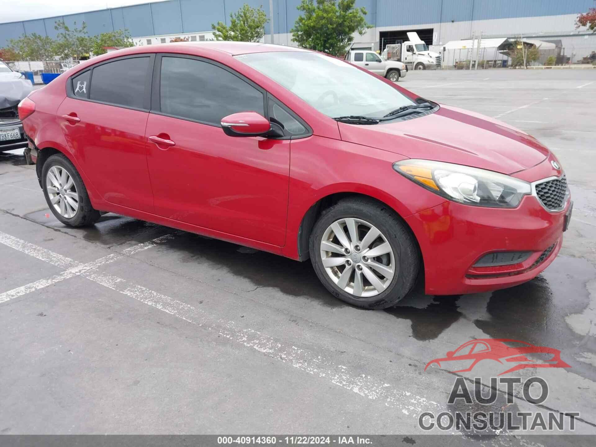 KIA FORTE 2016 - KNAFX4A63G5603812