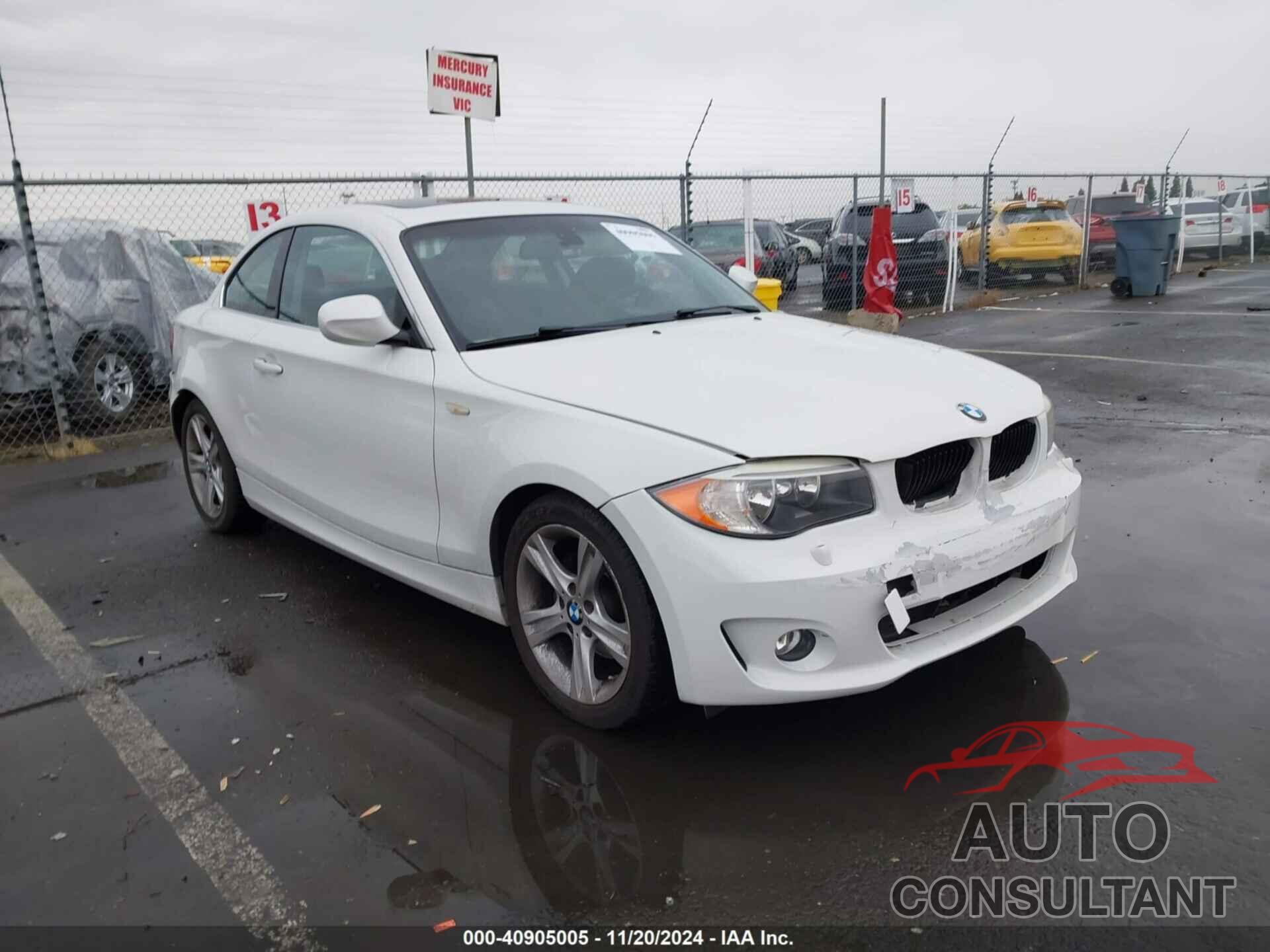 BMW 128I 2013 - WBAUP9C54DVS94971