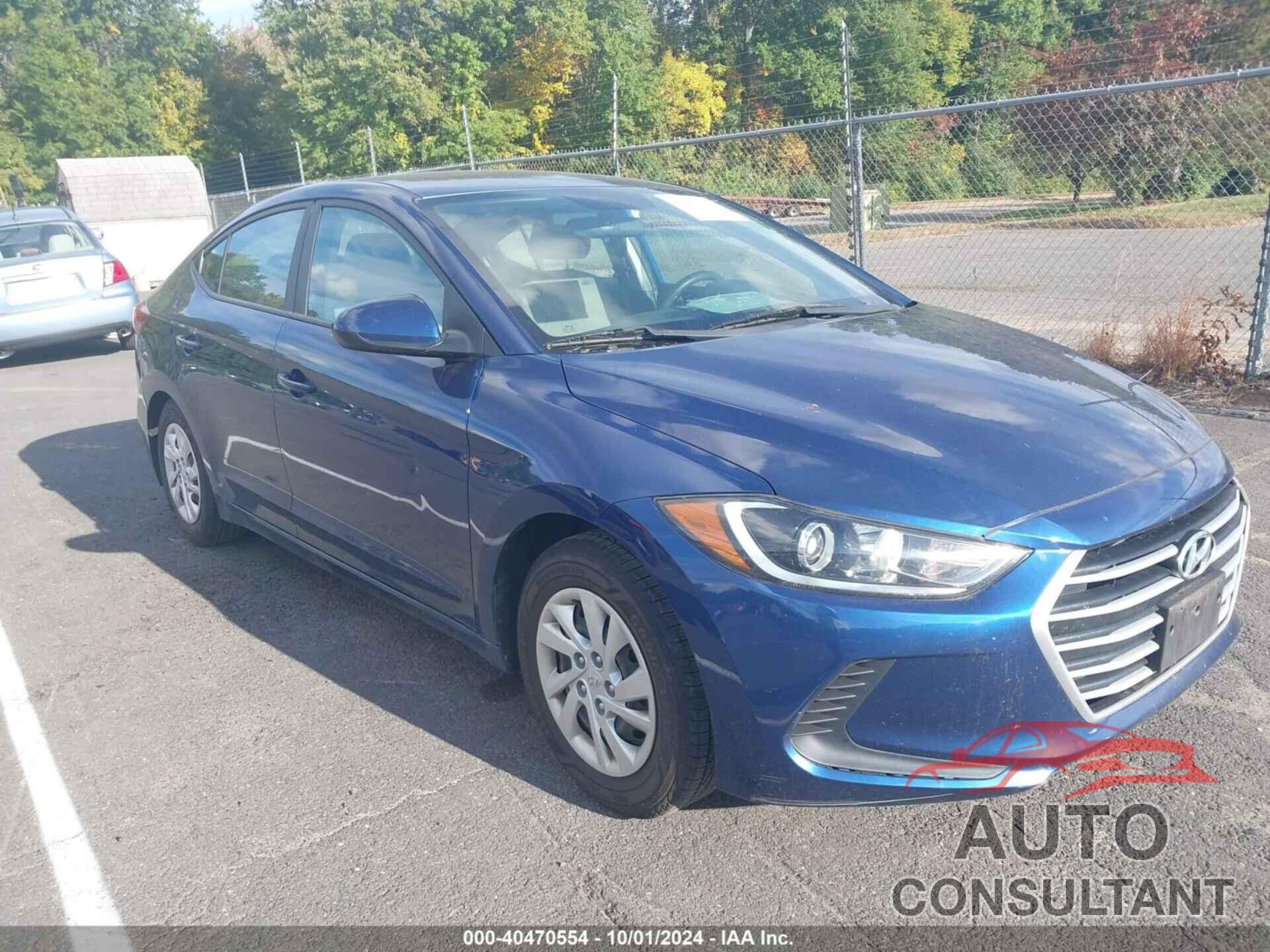 HYUNDAI ELANTRA 2017 - 5NPD74LF2HH162201