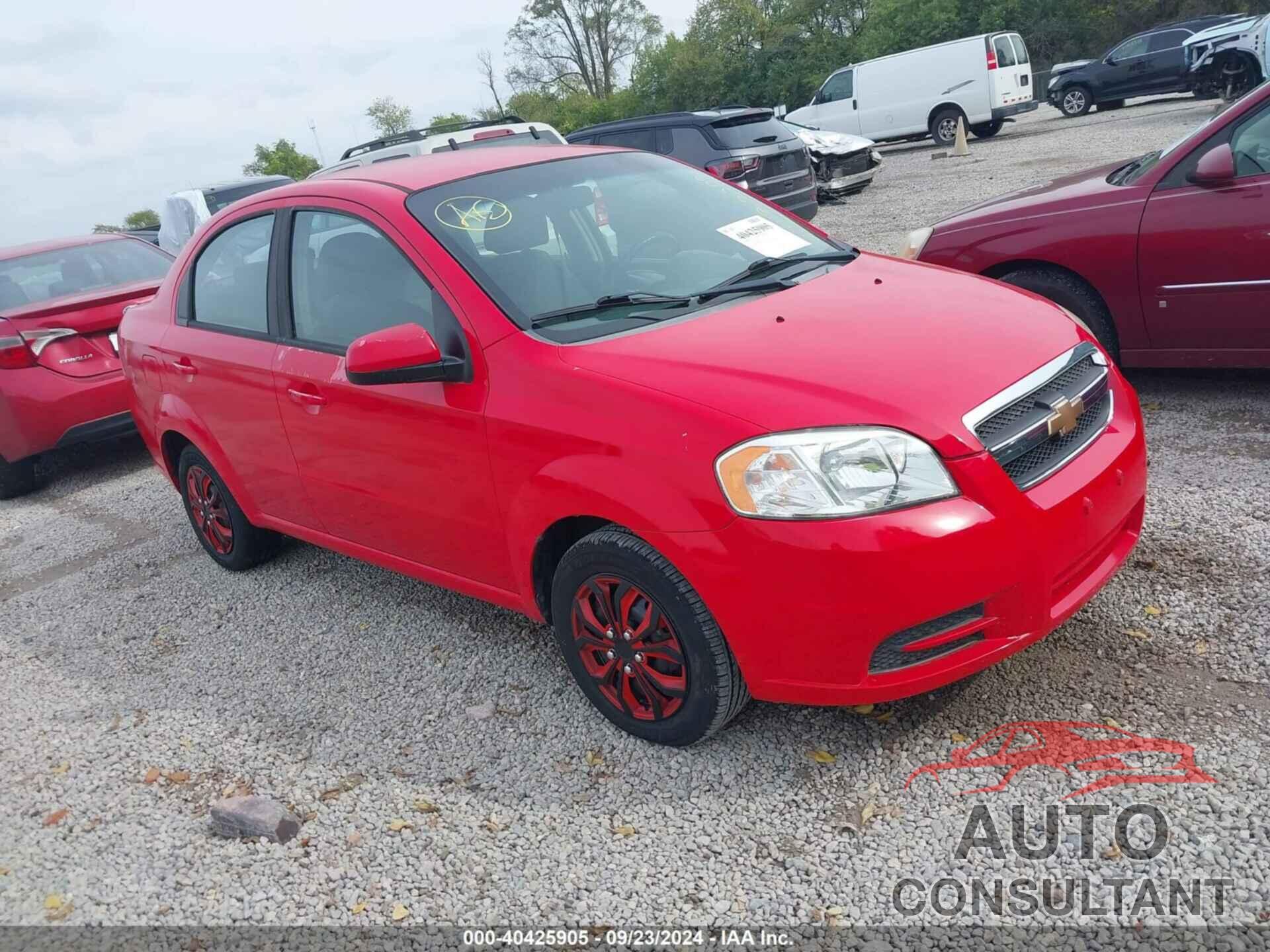 CHEVROLET AVEO 2011 - KL1TD5DEXBB146053