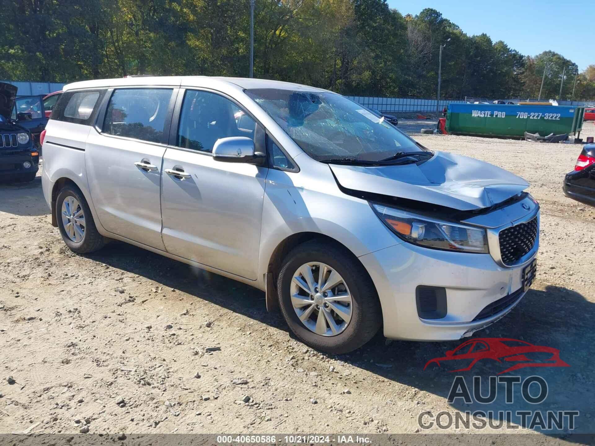 KIA SEDONA 2017 - KNDMA5C17H6279567