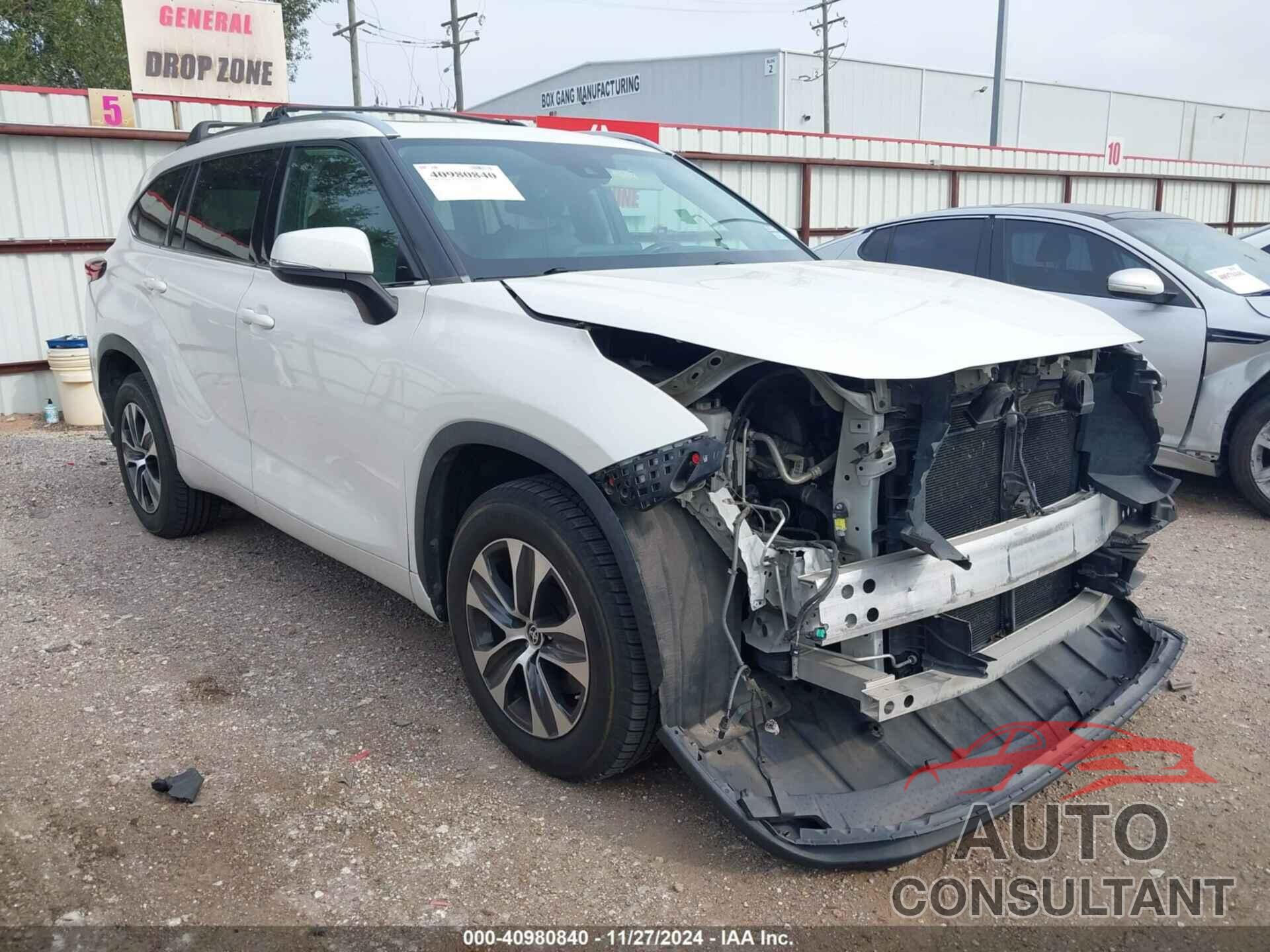 TOYOTA HIGHLANDER 2020 - 5TDGZRAH4LS505263