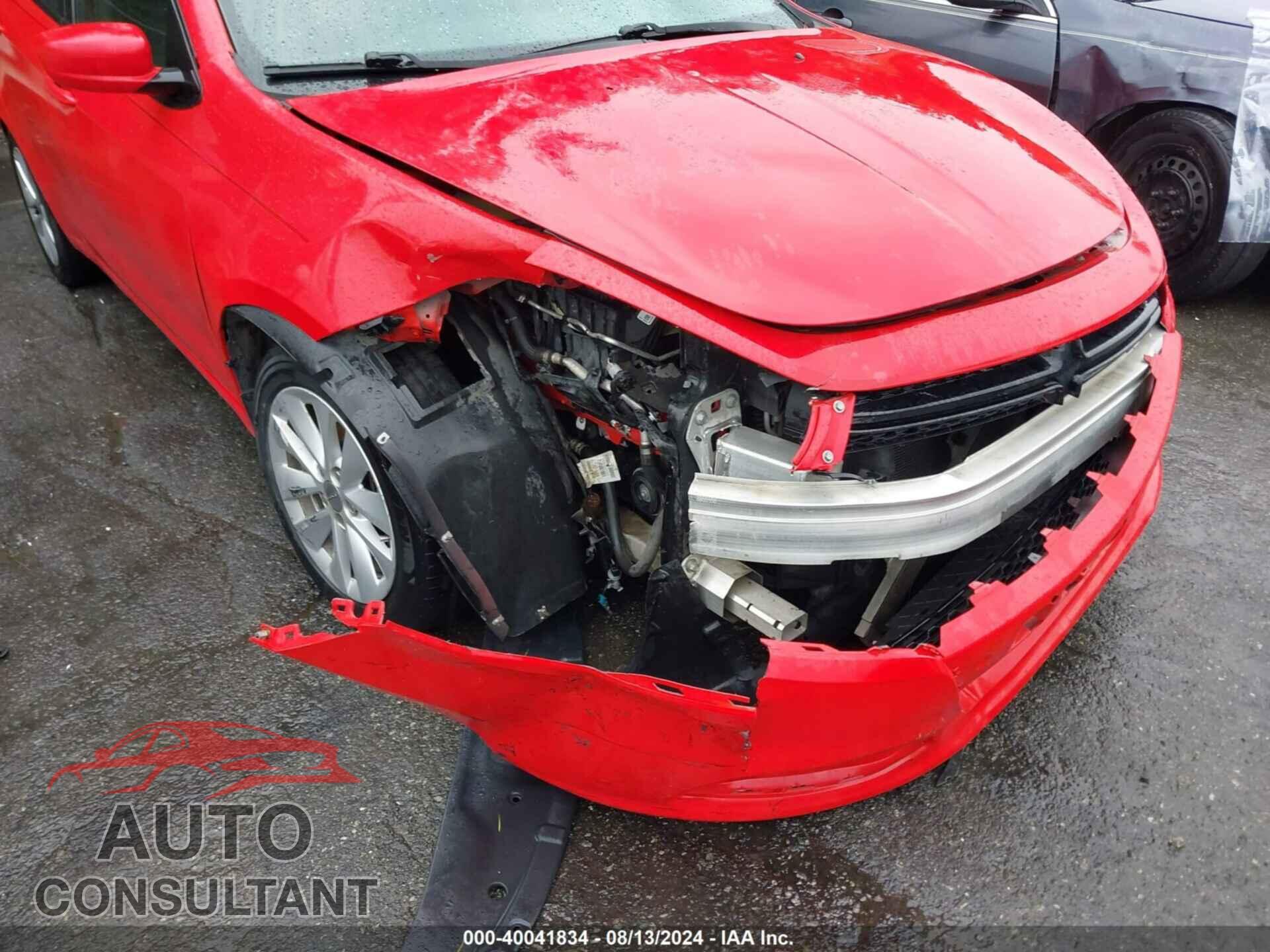 DODGE DART 2016 - 1C3CDFAAXGD749858