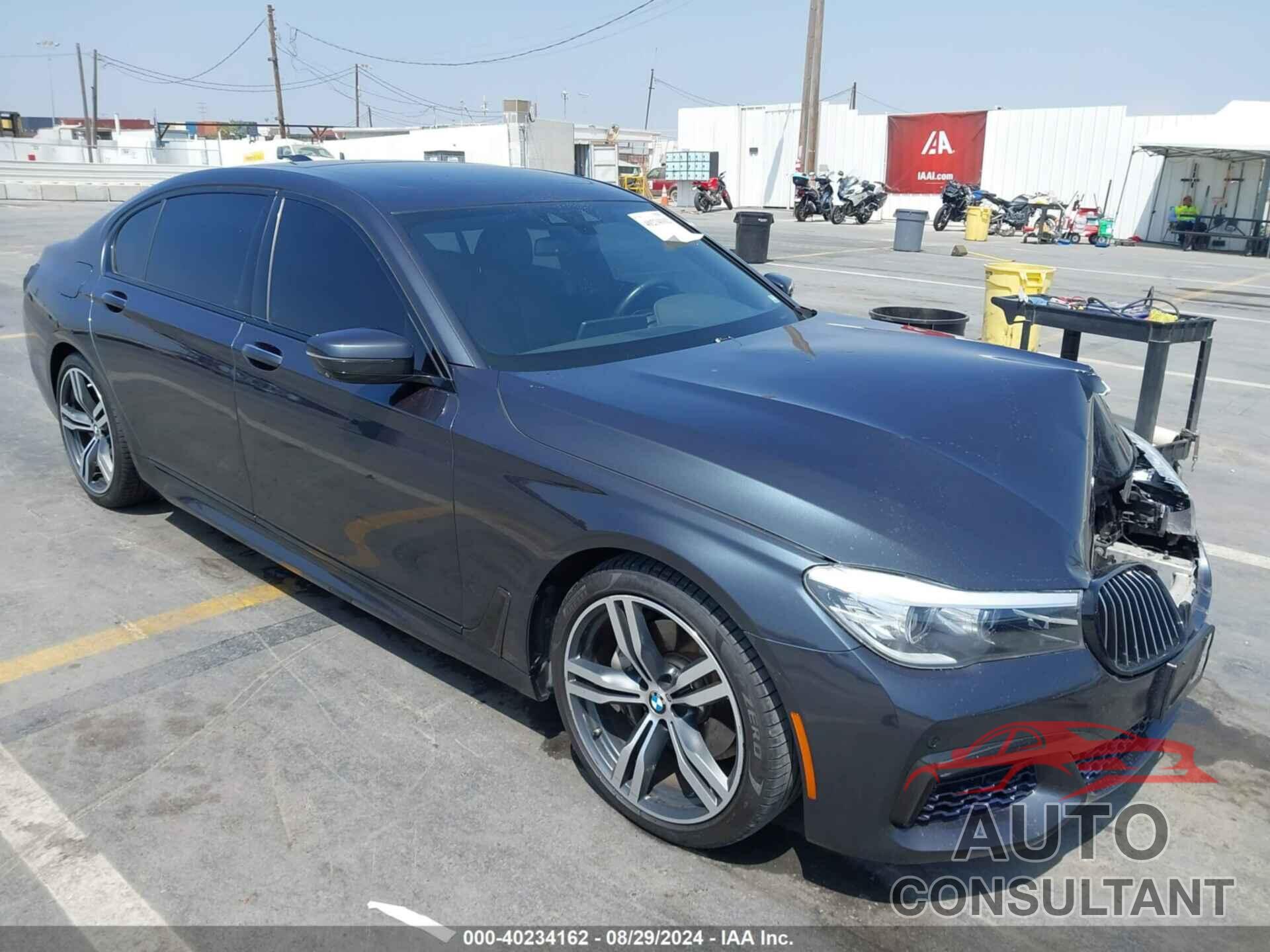 BMW 740I 2017 - WBA7E2C53HG740421