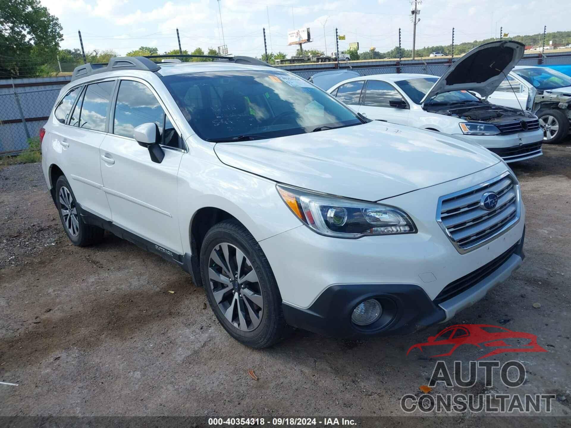 SUBARU OUTBACK 2016 - 4S4BSBNC8G3273306