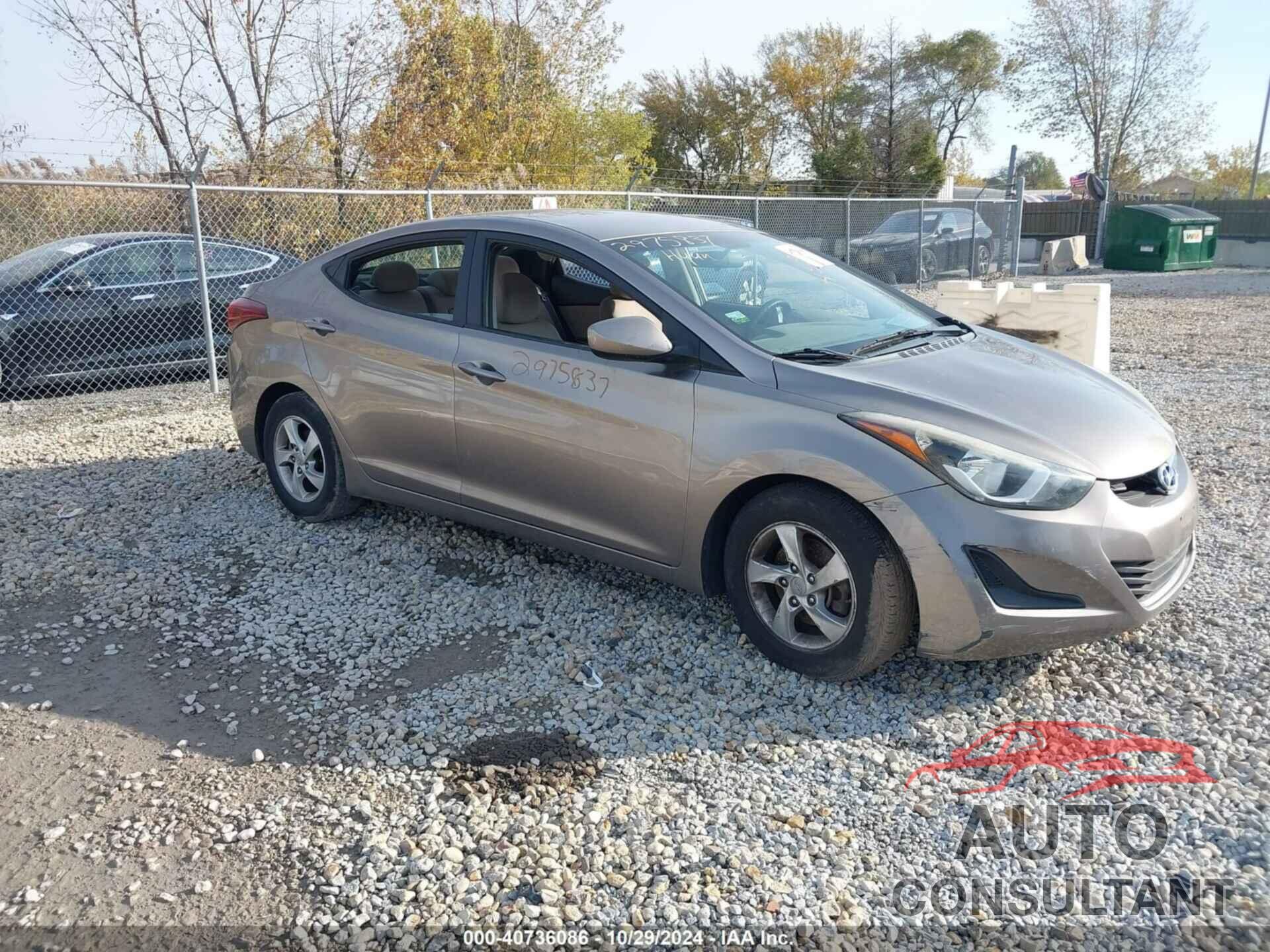 HYUNDAI ELANTRA 2014 - 5NPDH4AE5EH530602