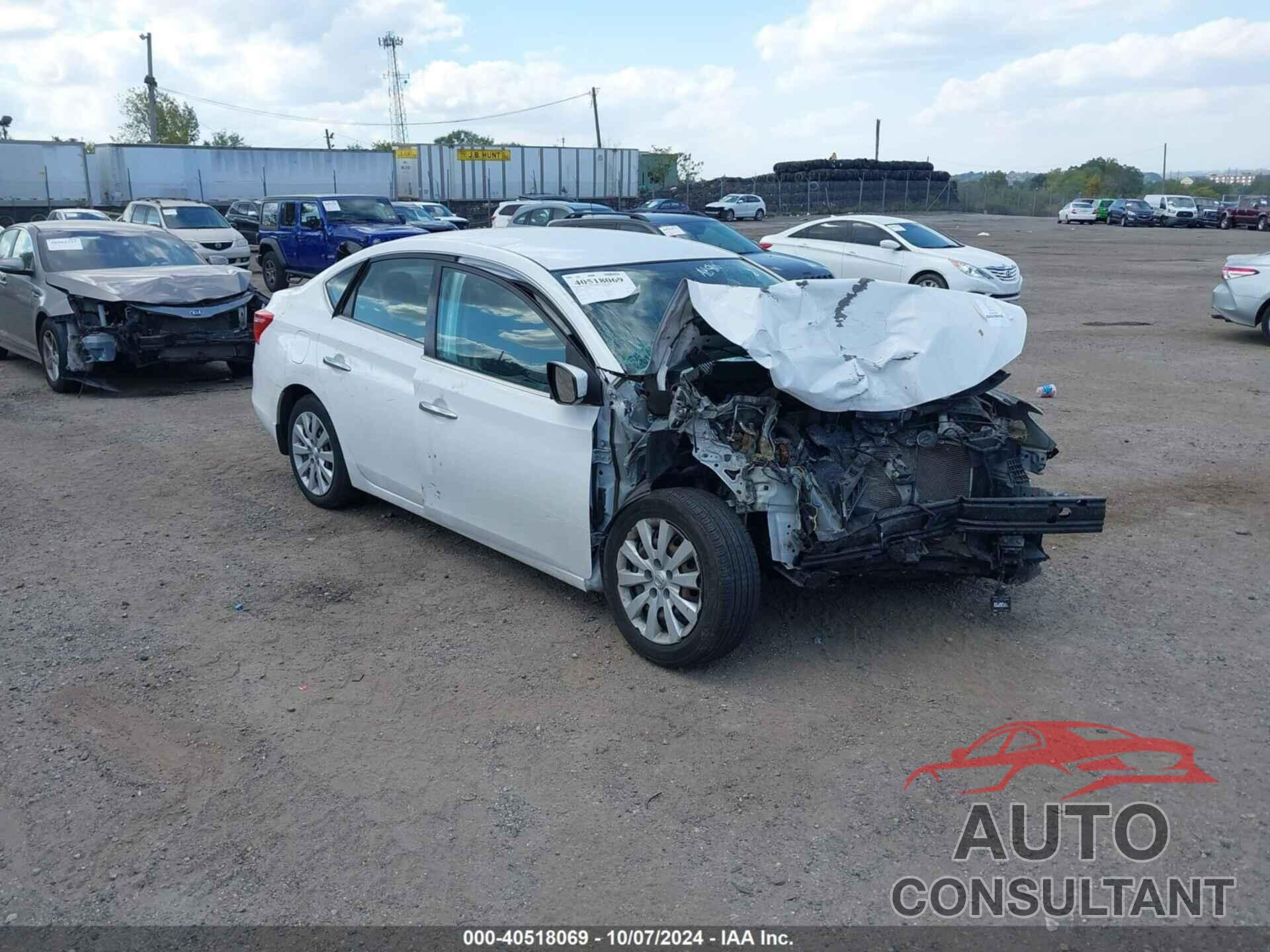 NISSAN SENTRA 2018 - 3N1AB7APXJY323162