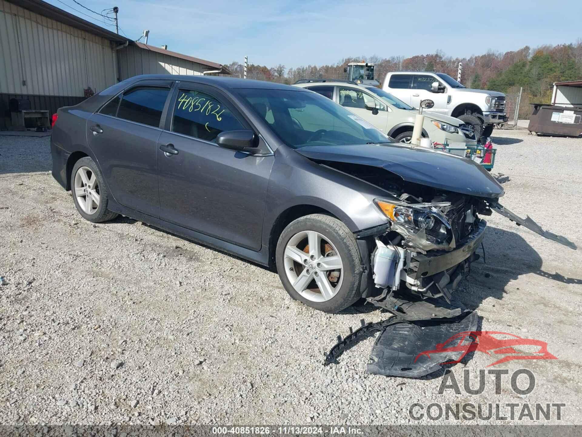 TOYOTA CAMRY 2012 - 4T1BF1FK3CU162218