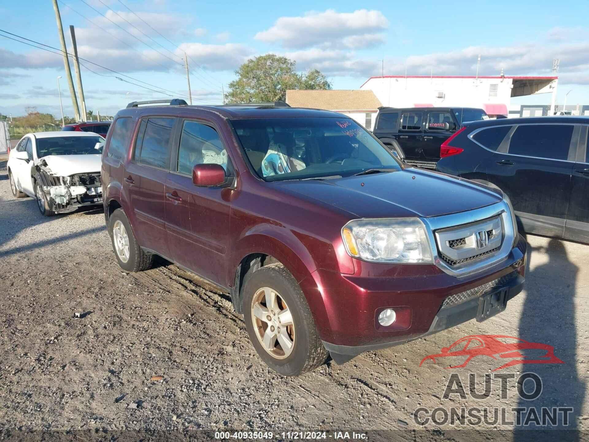 HONDA PILOT 2009 - 5FNYF38529B001006