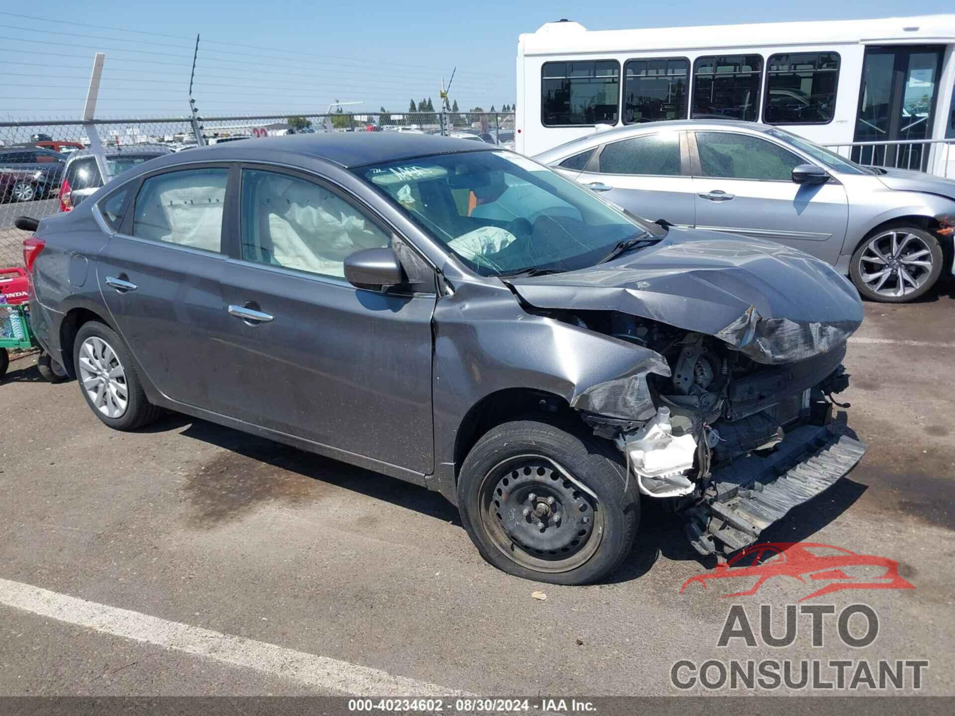 NISSAN SENTRA 2019 - 3N1AB7AP1KY295365