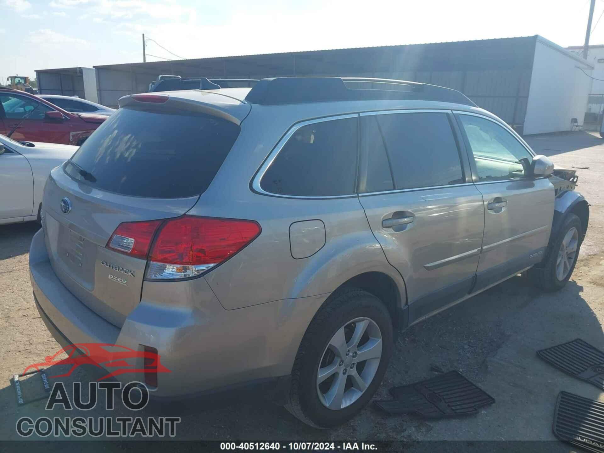 SUBARU OUTBACK 2014 - 4S4BRBCC3E3280692