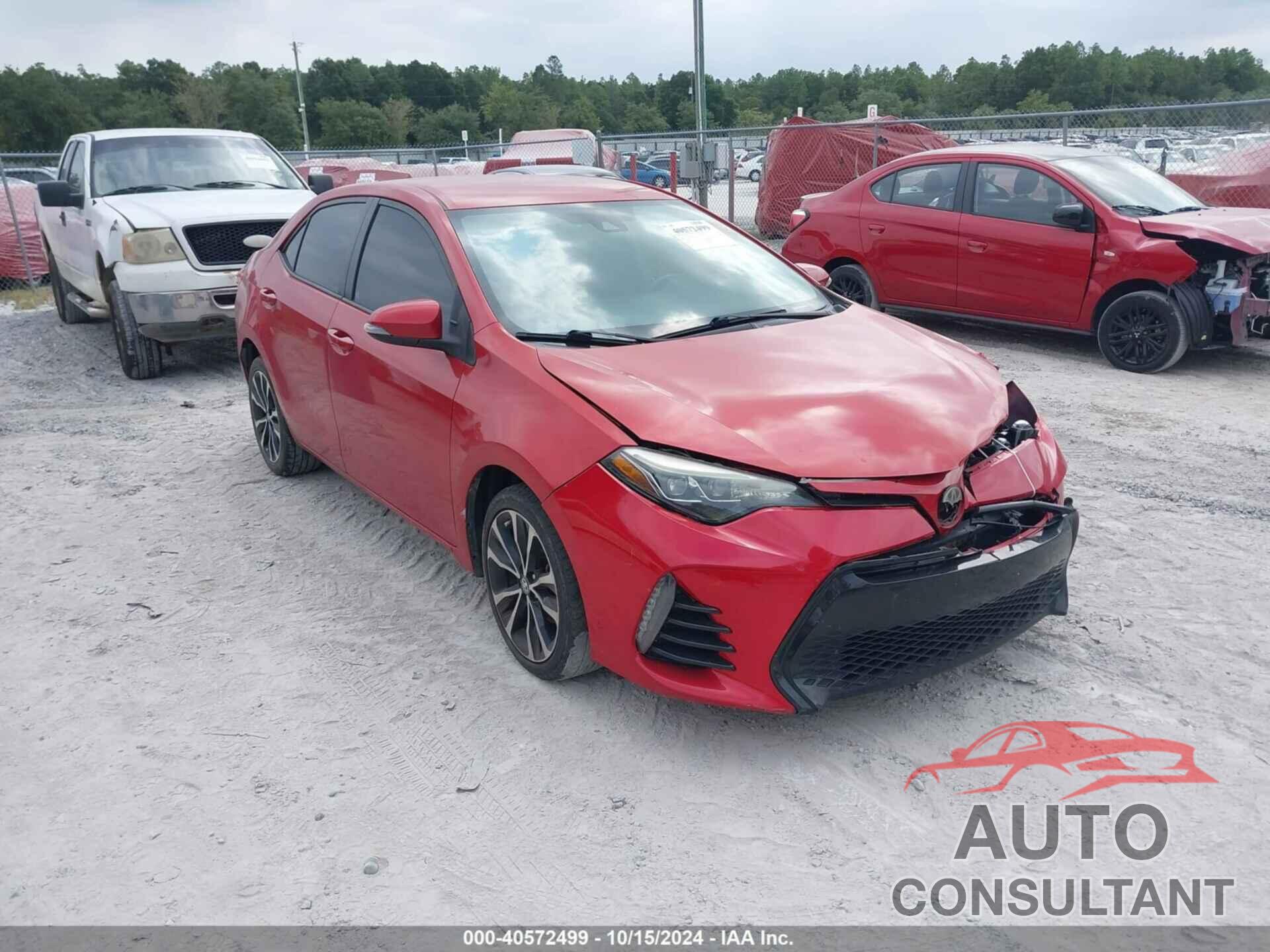 TOYOTA COROLLA 2017 - 5YFBURHEXHP677334