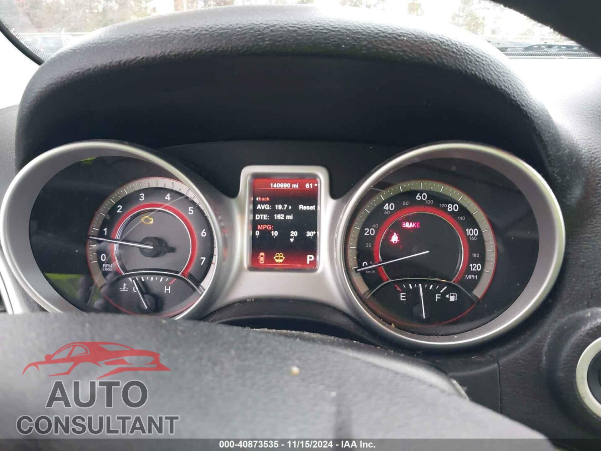 DODGE JOURNEY 2017 - 3C4PDDBG8HT591987