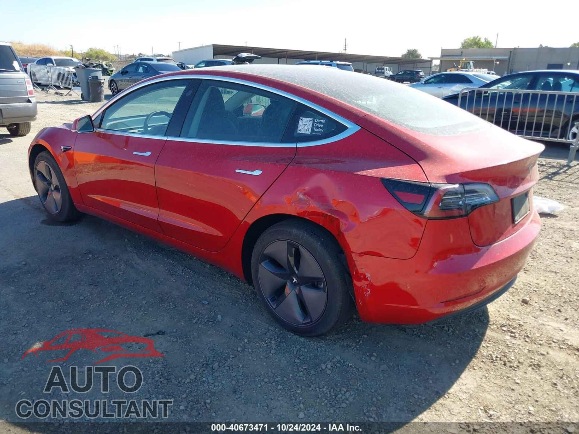 TESLA MODEL 3 2020 - 5YJ3E1EA0LF718708