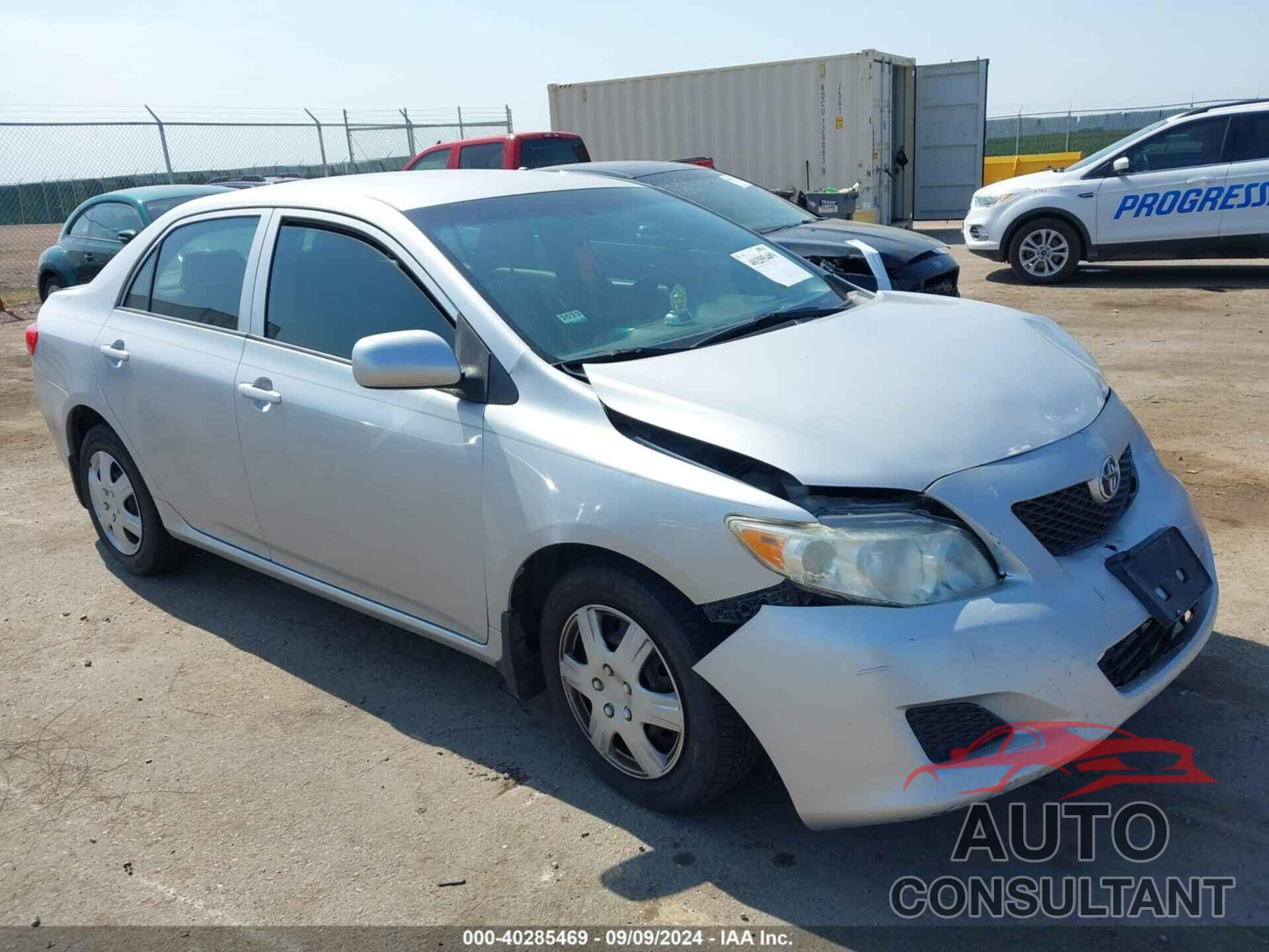 TOYOTA COROLLA 2009 - JTDBL40E699027358