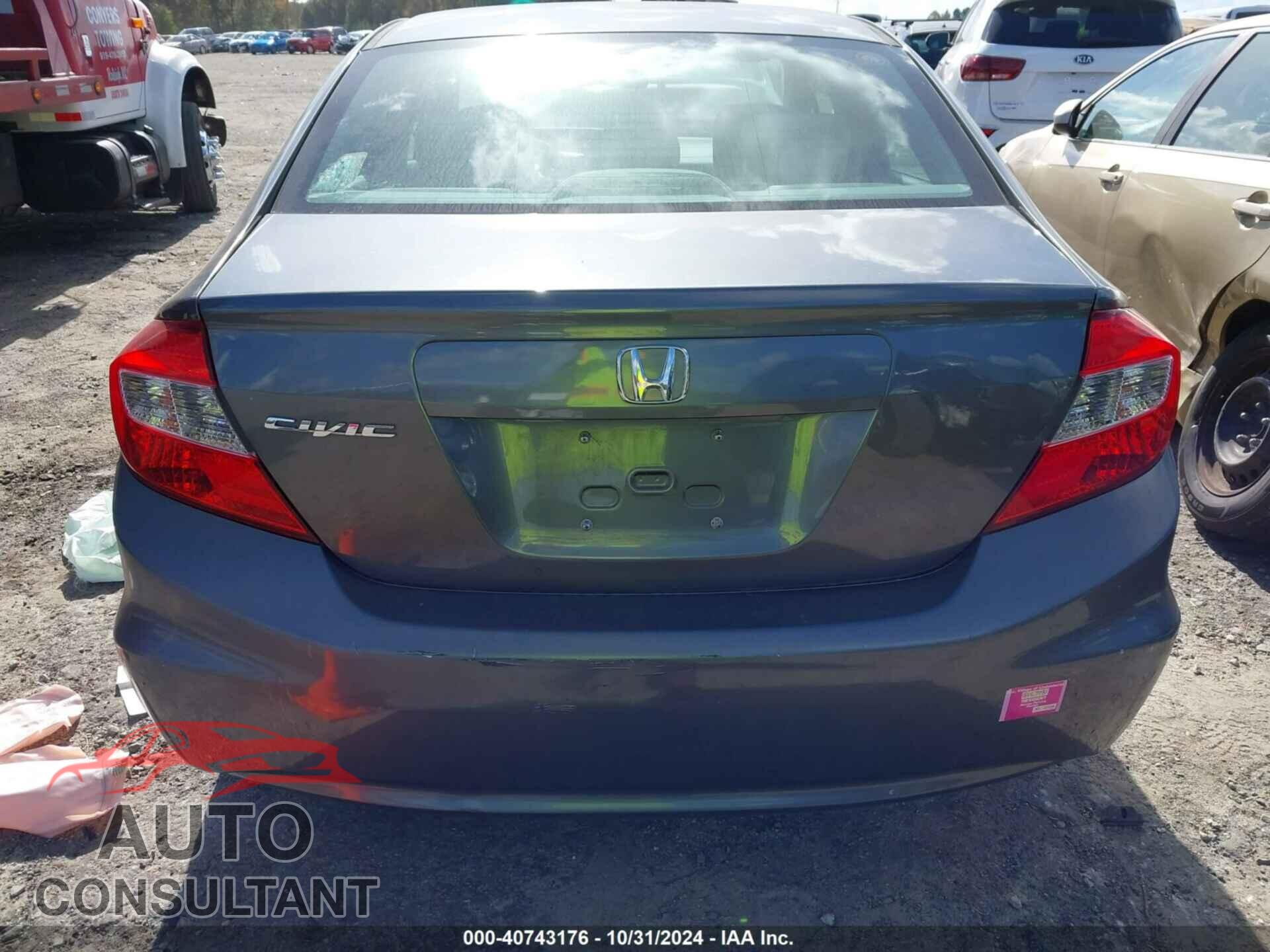 HONDA CIVIC 2012 - 19XFB2F58CE372085