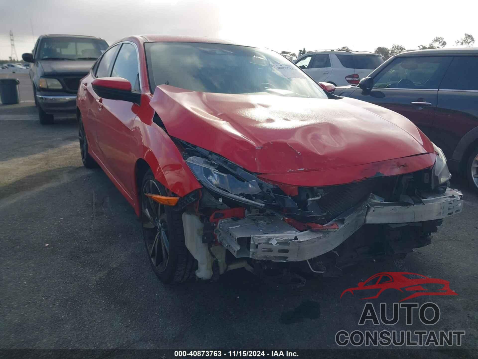 HONDA CIVIC 2019 - 2HGFC2F62KH544749