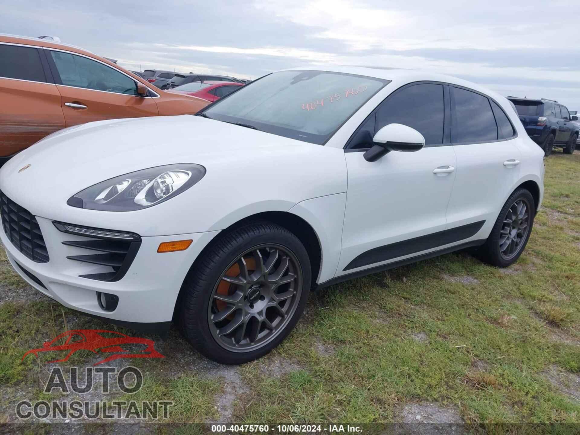 PORSCHE MACAN 2017 - WP1AA2A57HLB04808