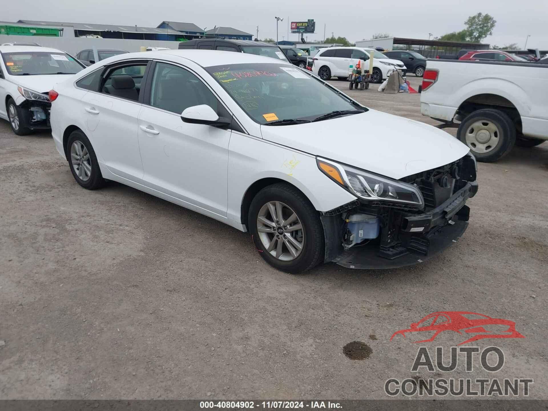 HYUNDAI SONATA 2017 - 5NPE24AF6HH439969